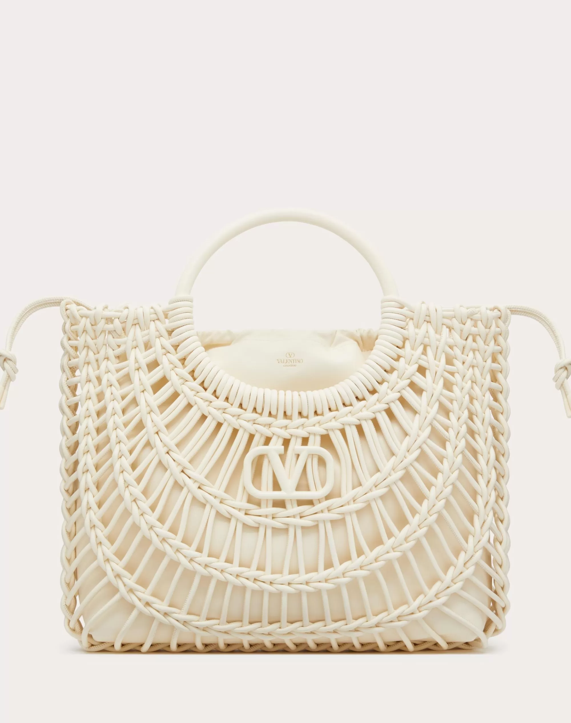 Valentino ALLKNOTS WOVEN LEATHER SHOPPER Best Sale