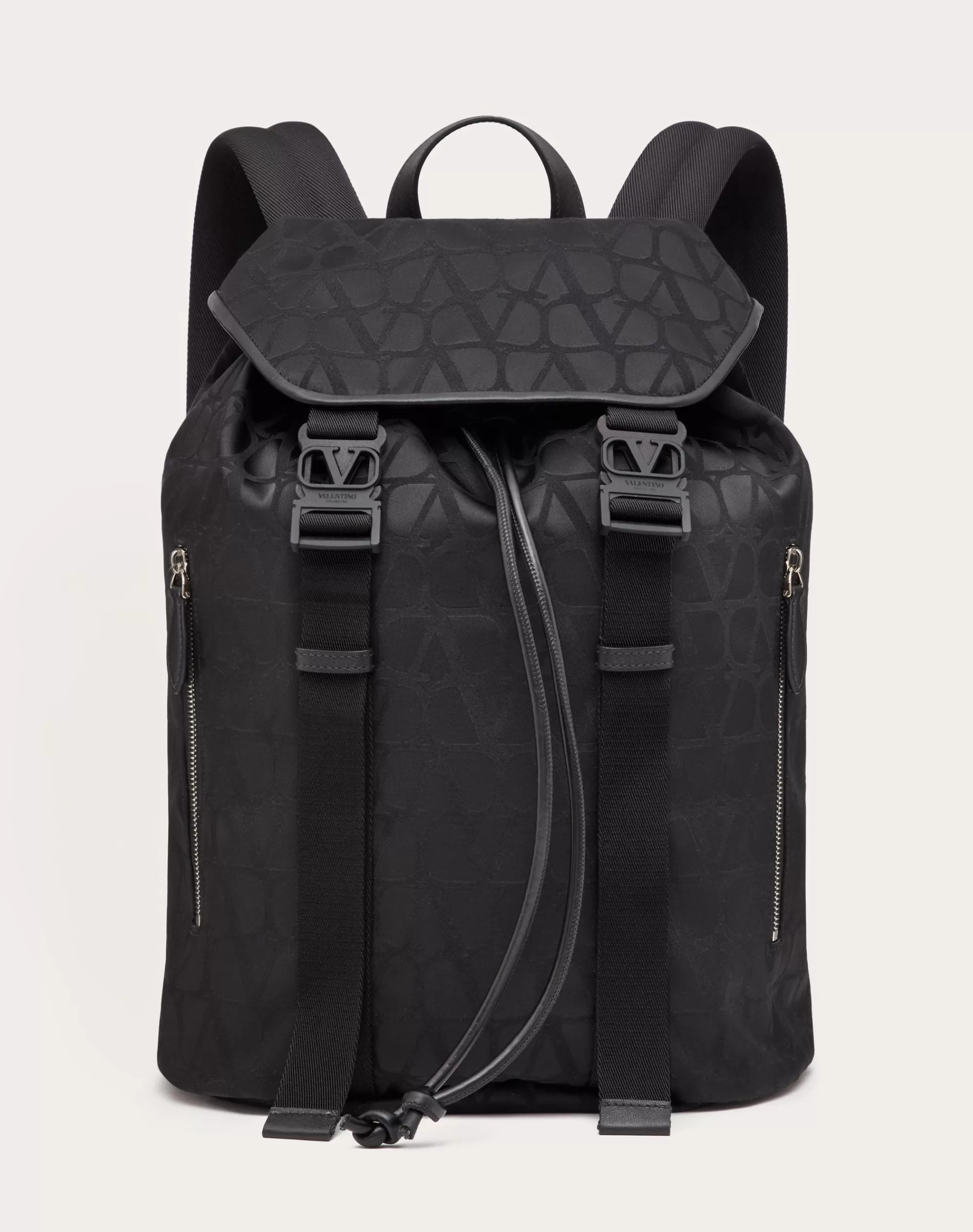 Valentino ICONOGRAPHE NYLON BACKPACK Black Best Sale