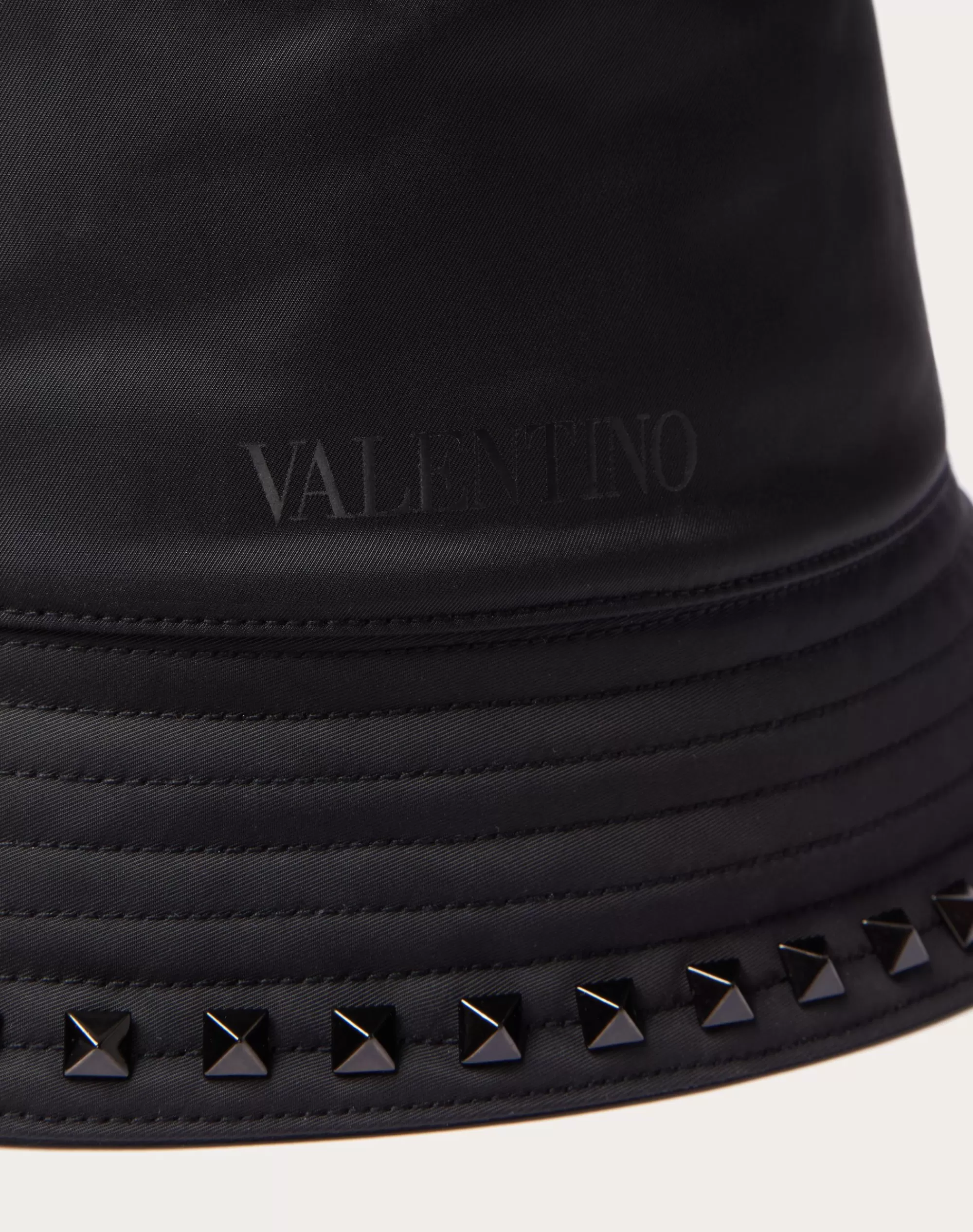 Valentino UNTITLED BUCKET HAT   Black New