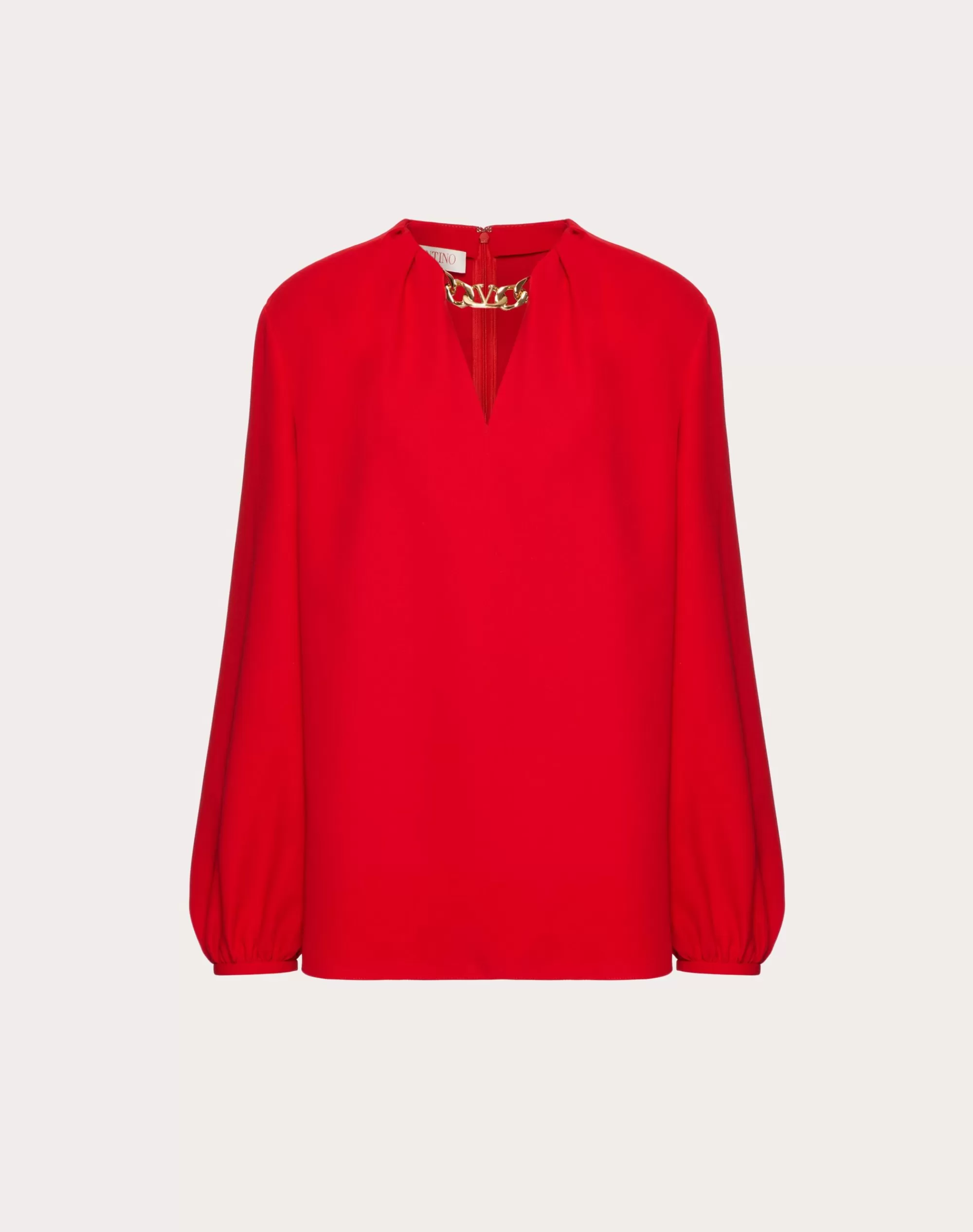 Valentino CADY COUTURE VLOGO CHAIN TOP Red Sale