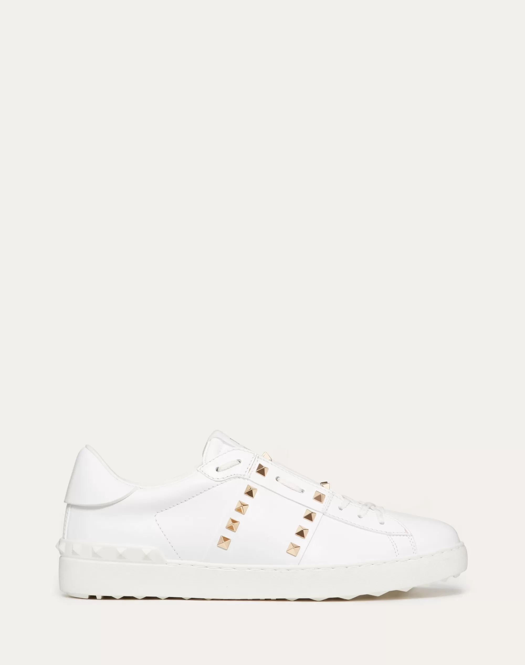 Valentino CALFSKIN ROCKSTUD UNTITLED SNEAKER White Shop