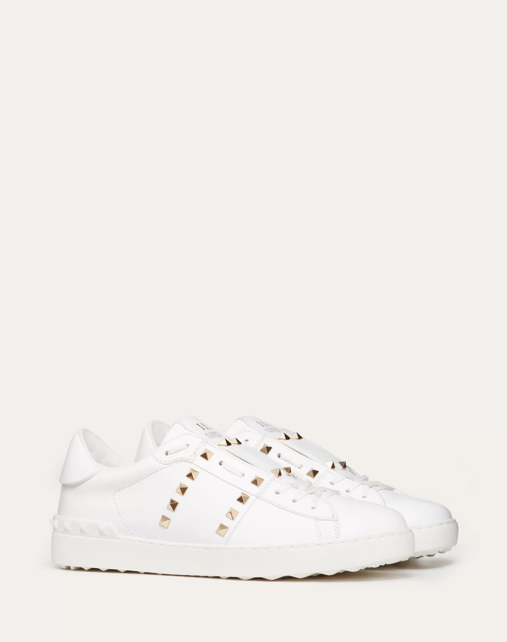 Valentino CALFSKIN ROCKSTUD UNTITLED SNEAKER White Shop