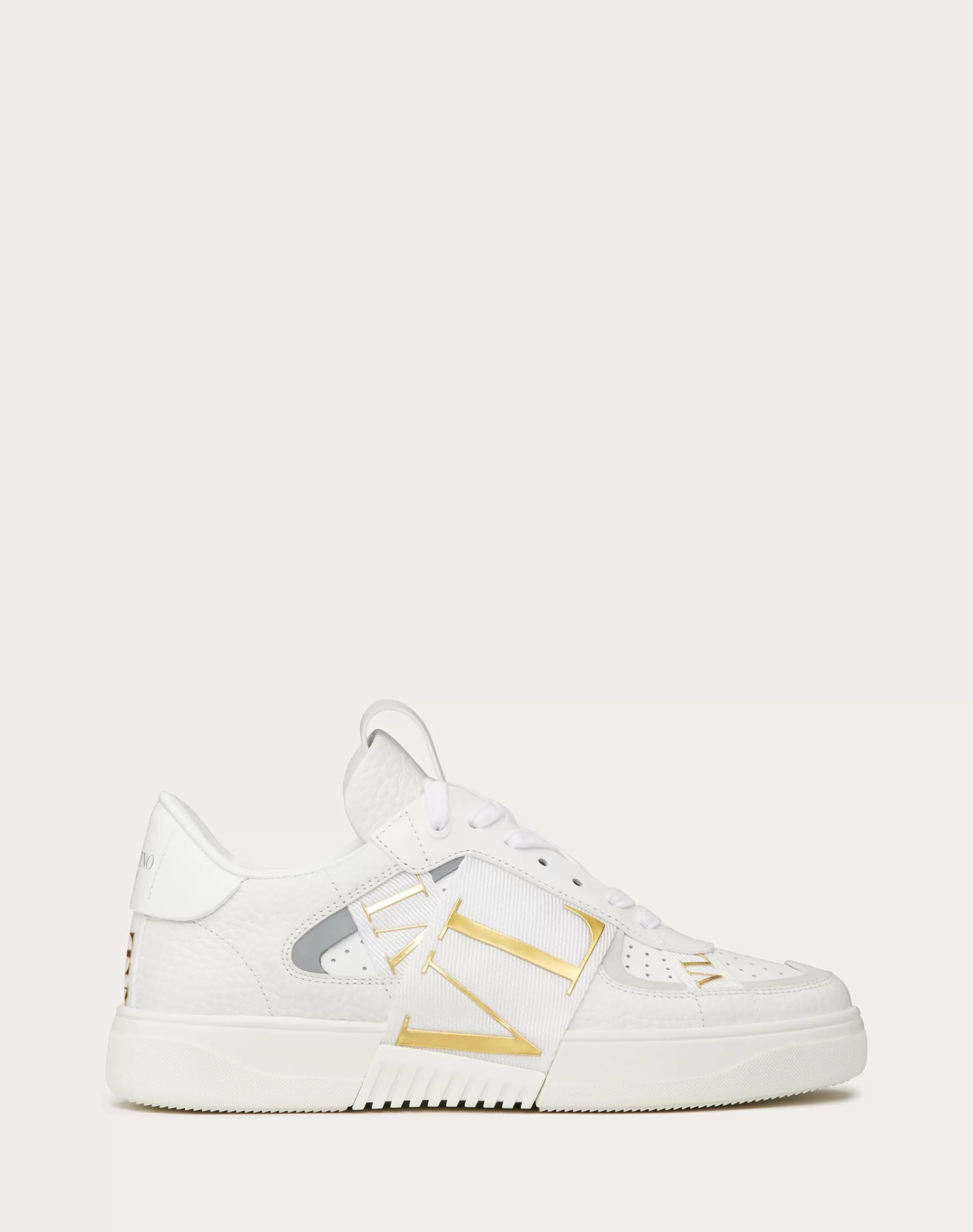 Valentino Calfskin VL7N Sneaker with Bands White Store