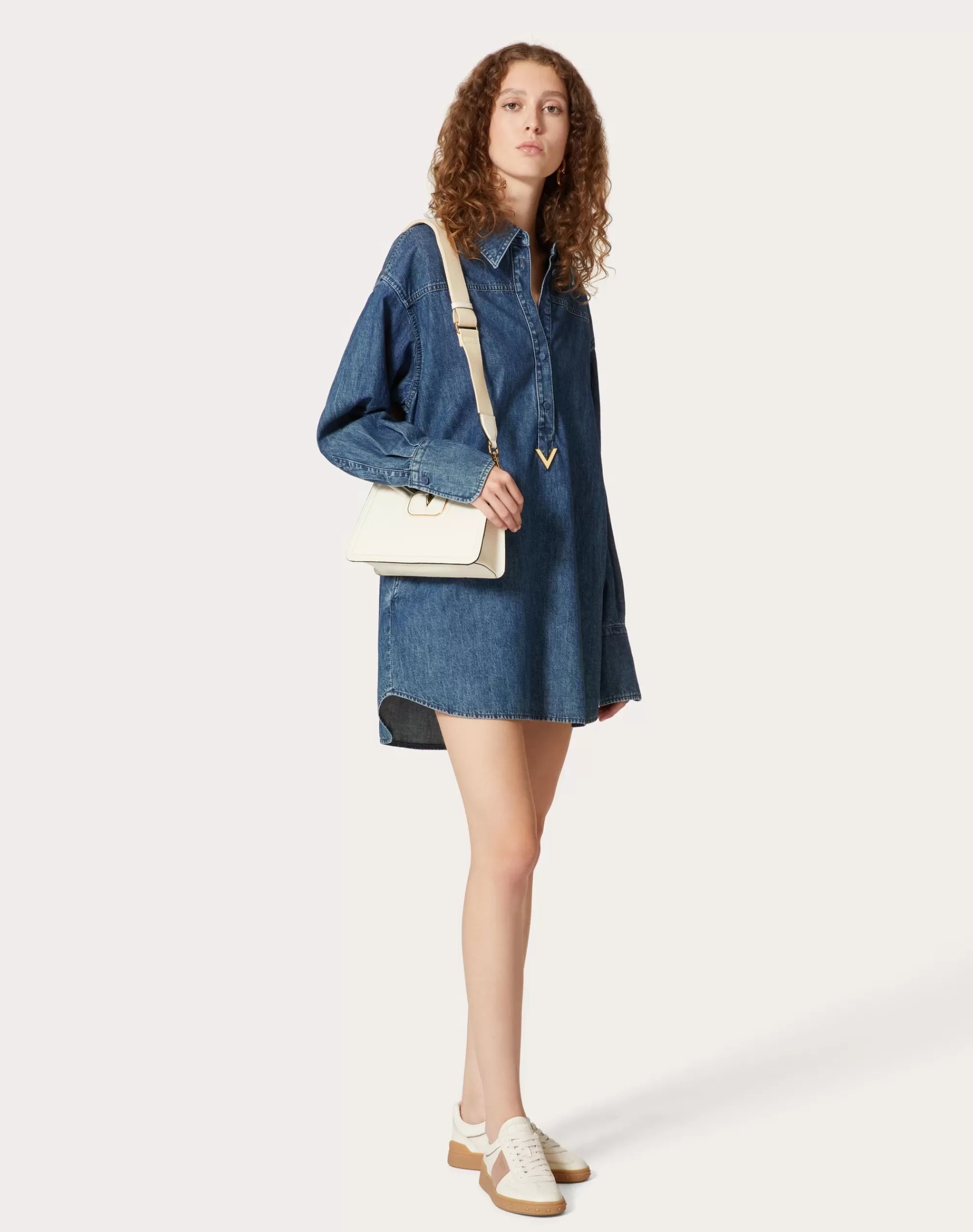 Valentino CHAMBRAY DRESS Denim New