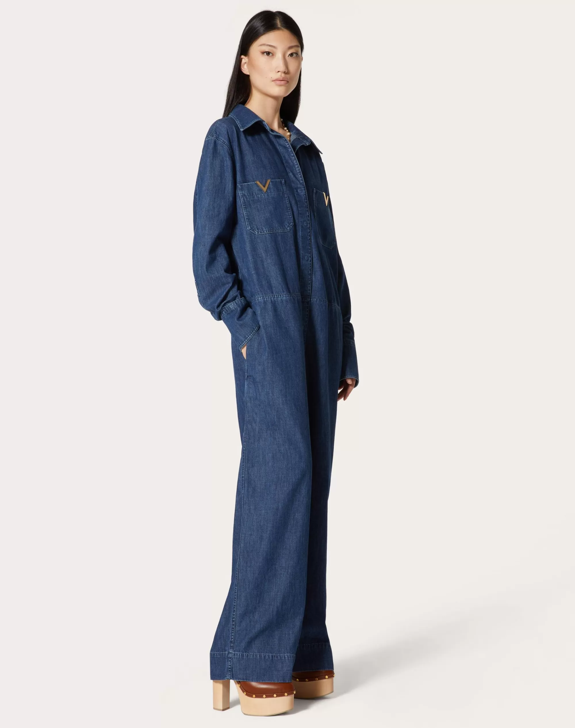 Valentino CHAMBRAY JUMPSUIT Denim Shop