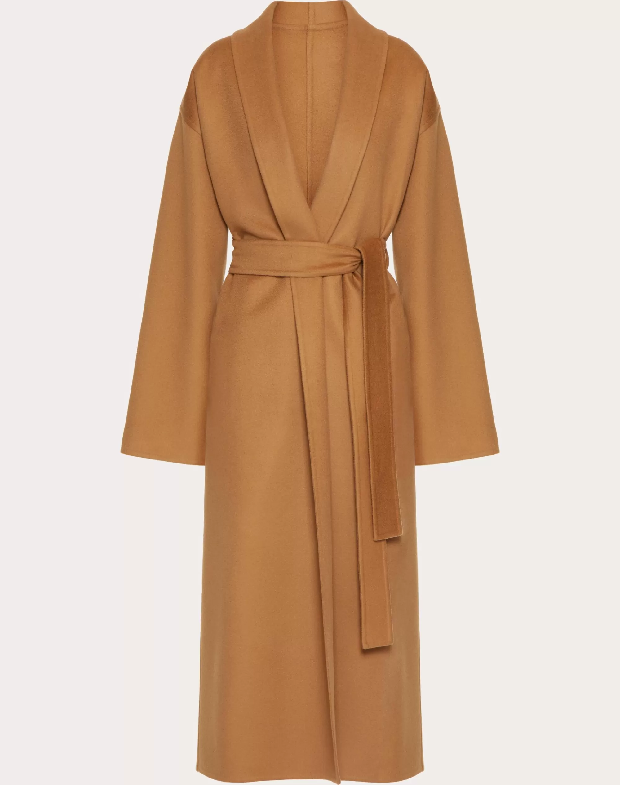 Valentino COMPACT DRAP COAT Ginger Online