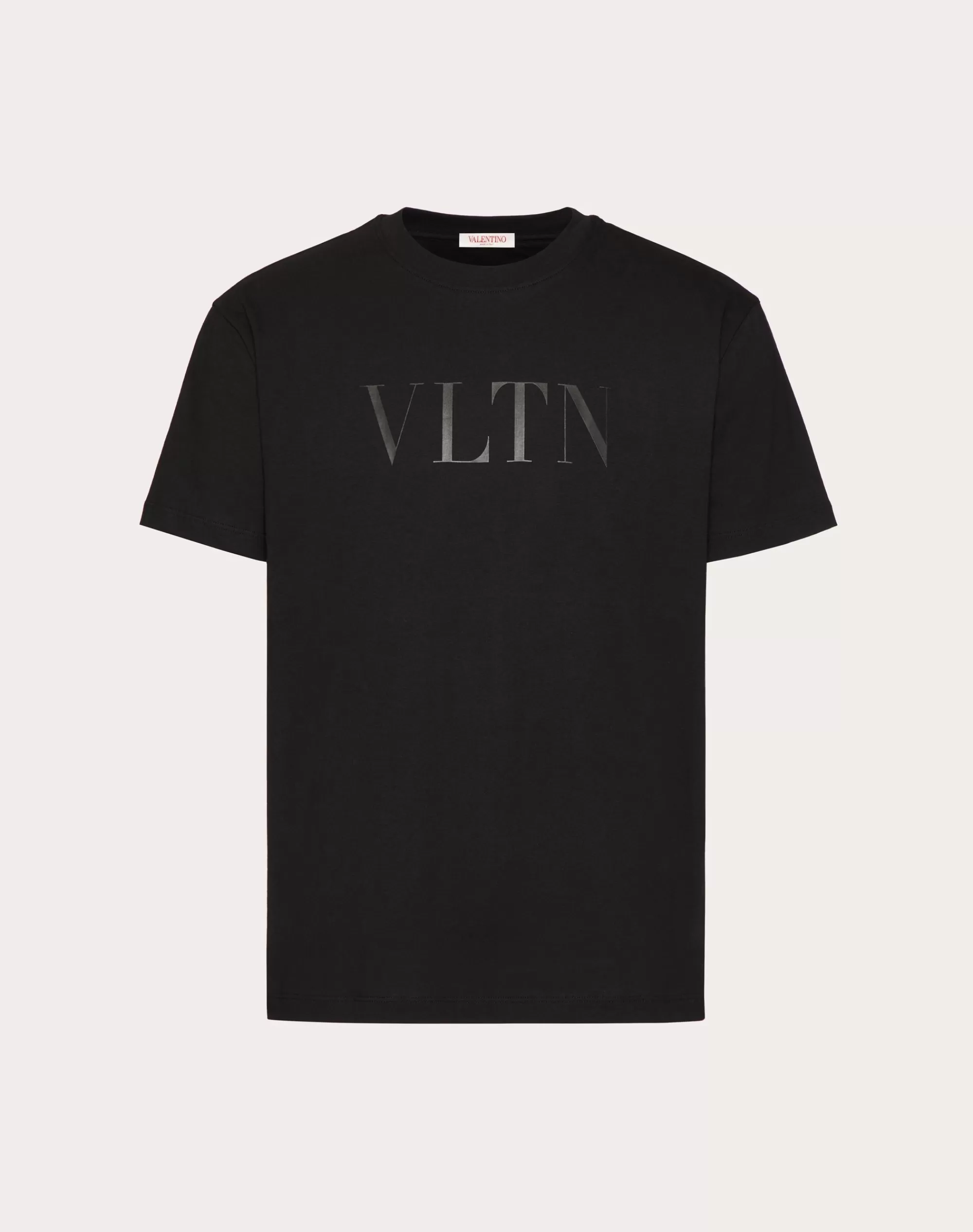 Valentino COTTON CREWNECK T-SHIRT WITH VLTN PRINT Best