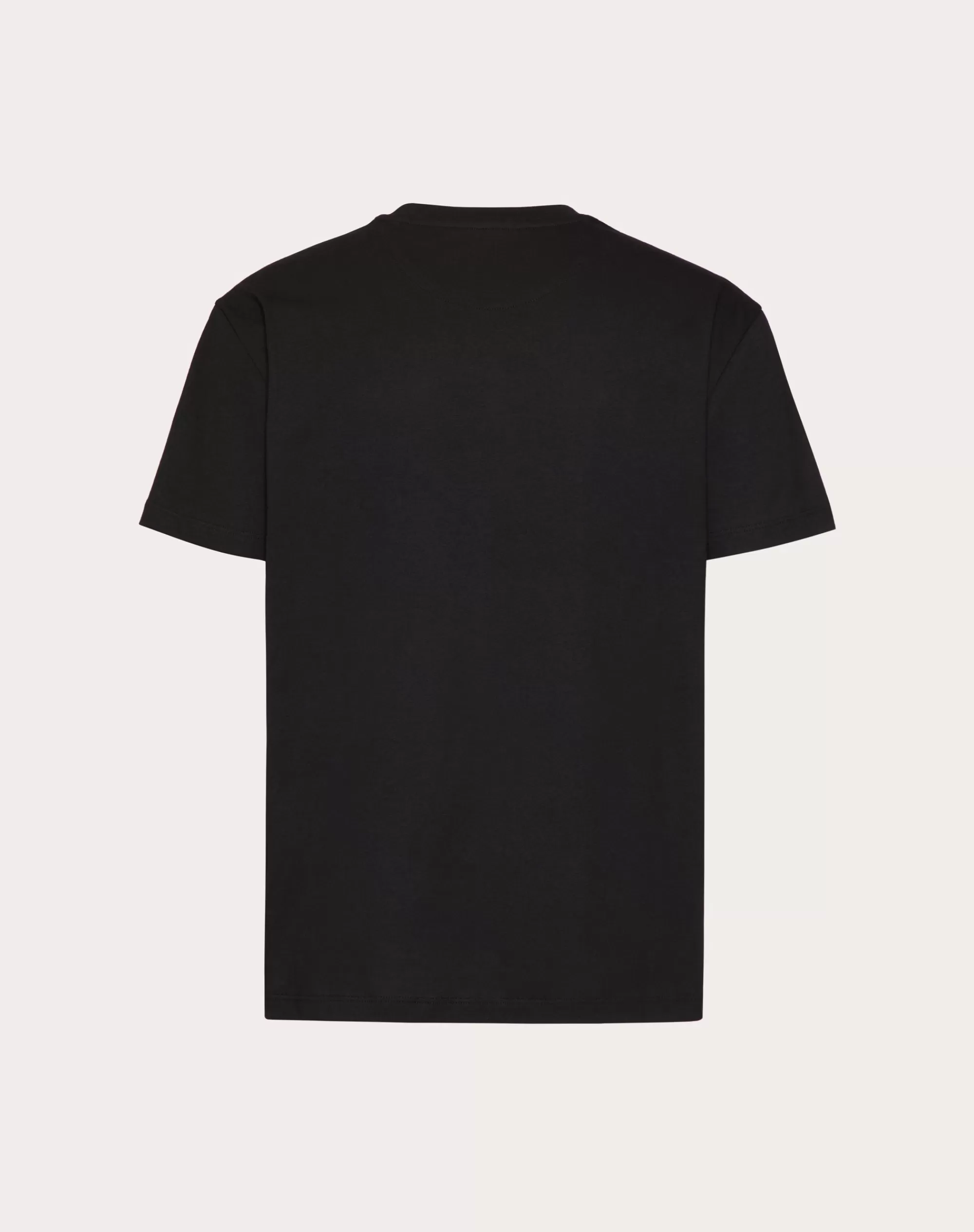 Valentino COTTON CREWNECK T-SHIRT WITH VLTN PRINT Best