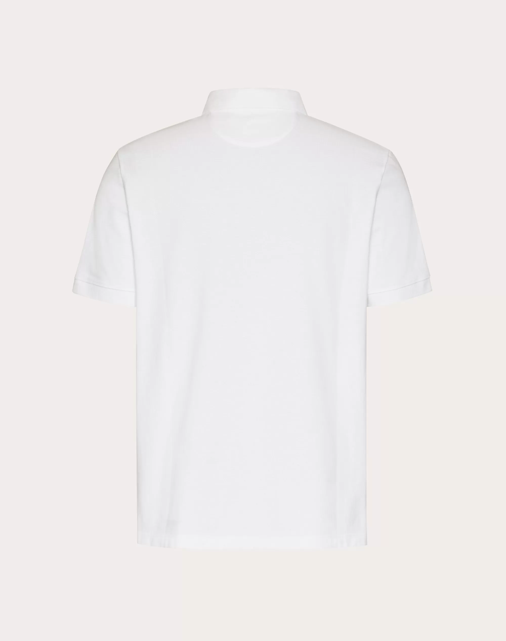 Valentino COTTON PIQUÉ POLO SHIRT WITH VLOGO SIGNATURE PATCH Discount