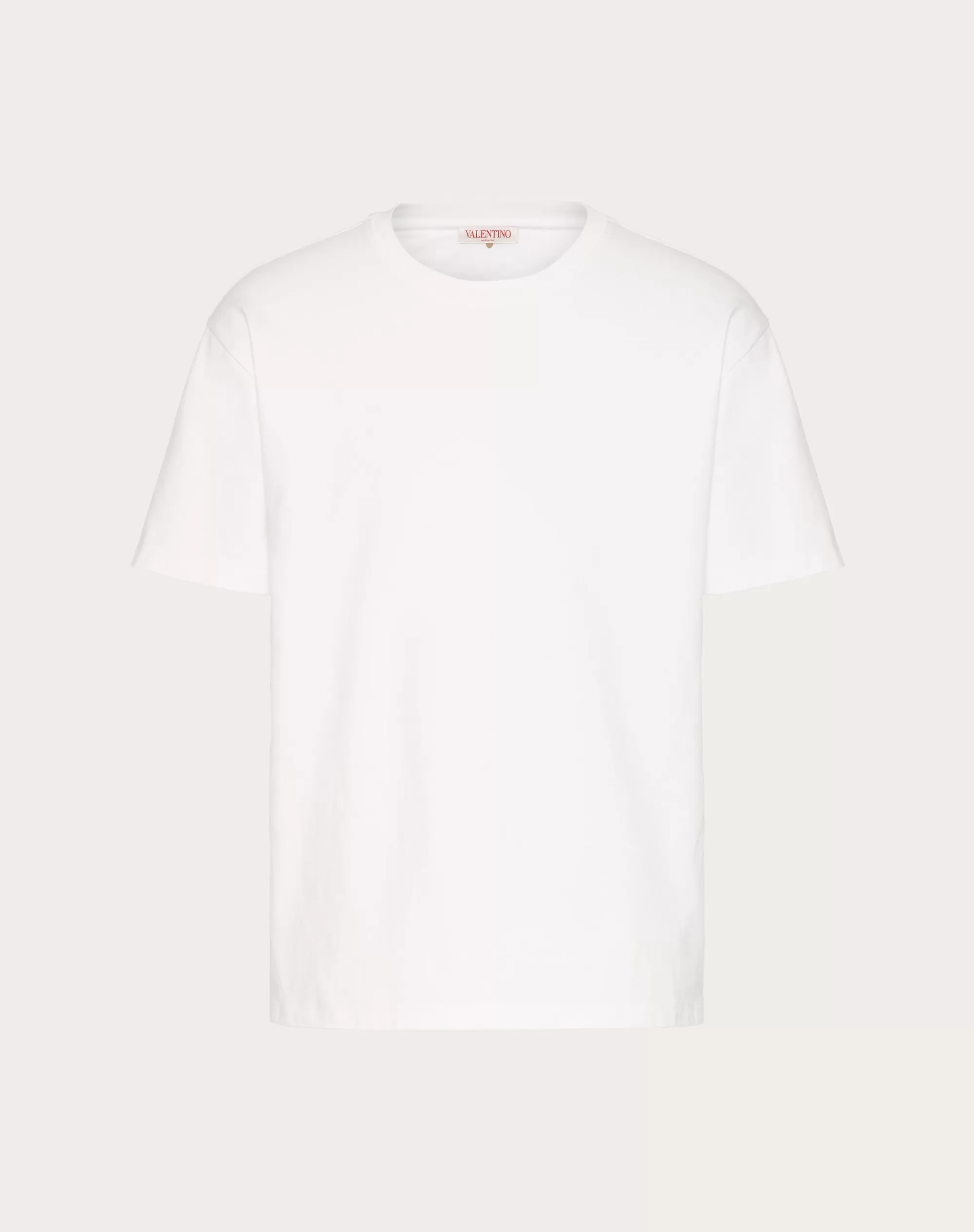 Valentino COTTON T-SHIRT WITH STUD Shop