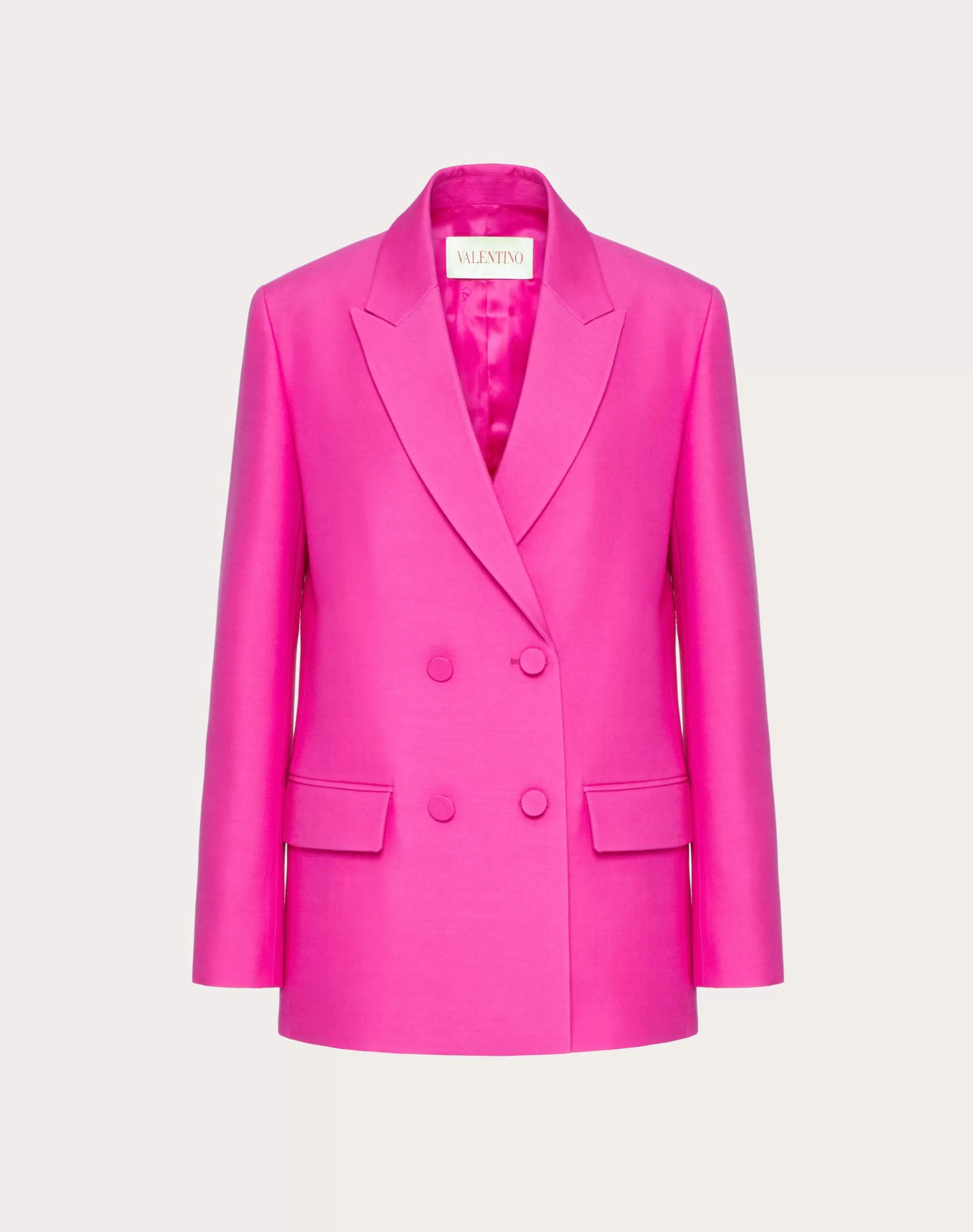 Valentino CREPE COUTURE BLAZER PinkPp New