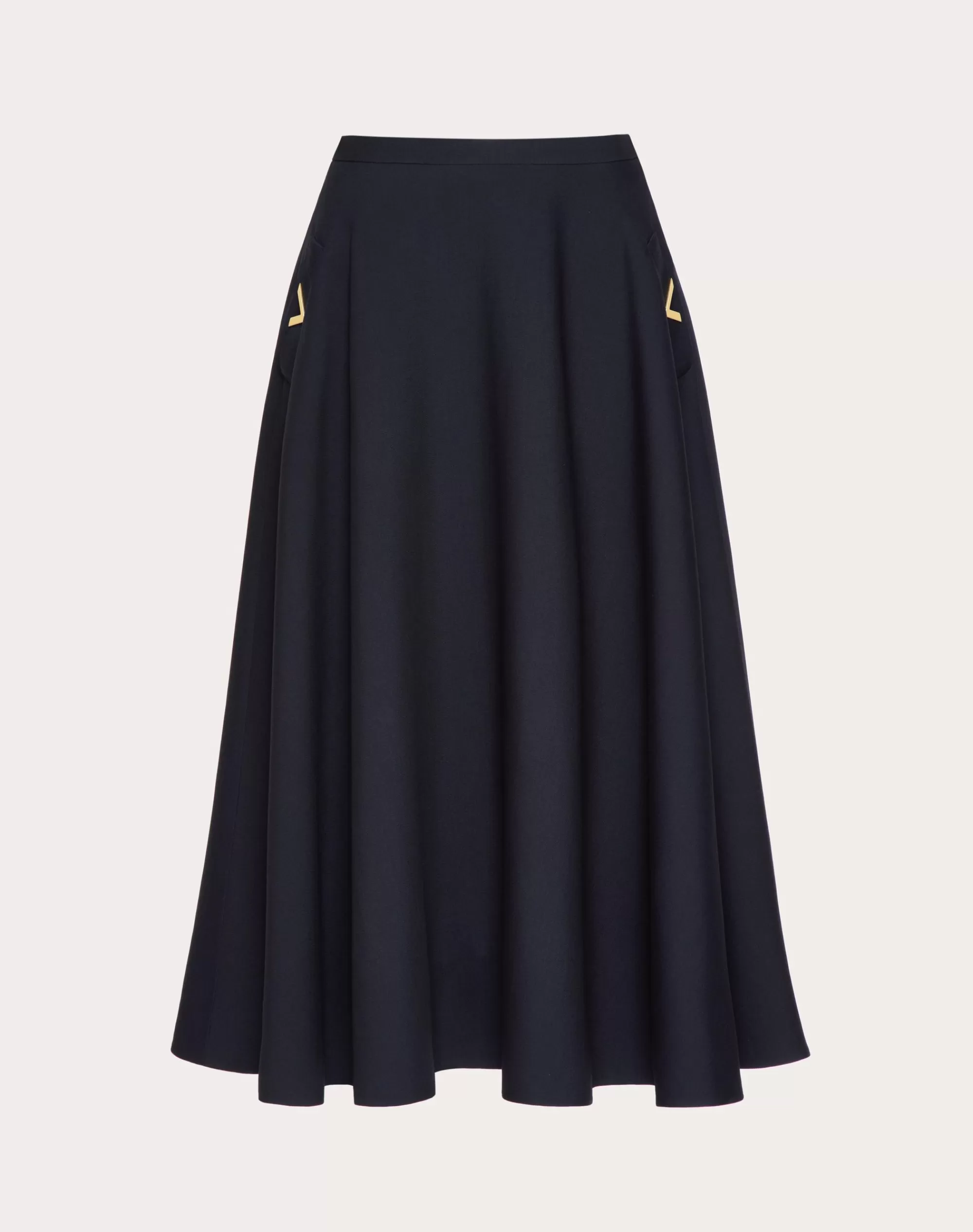 Valentino CREPE COUTURE MIDI SKIRT Outlet