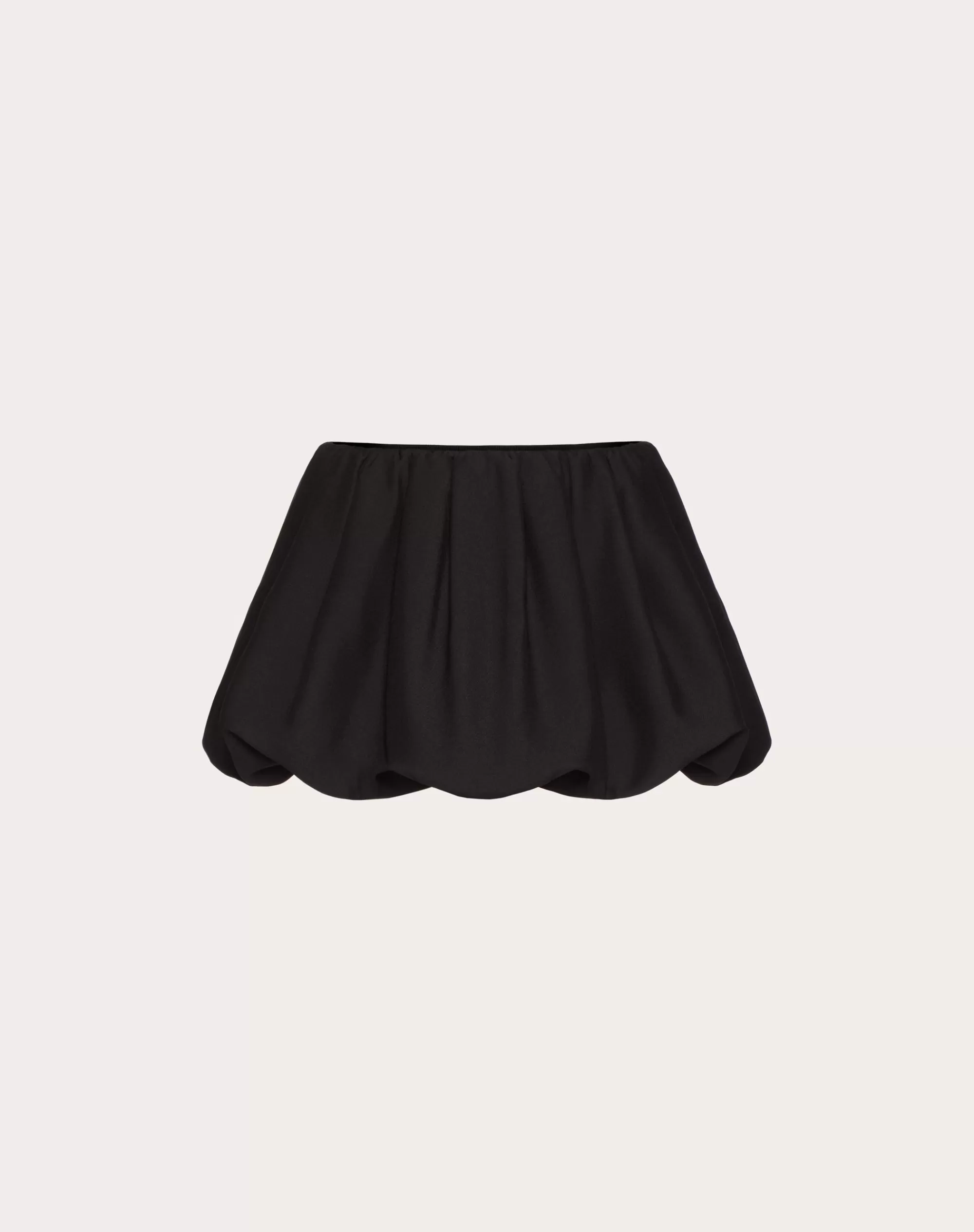 Valentino CREPE COUTURE MINI SKIRT Black Best Sale