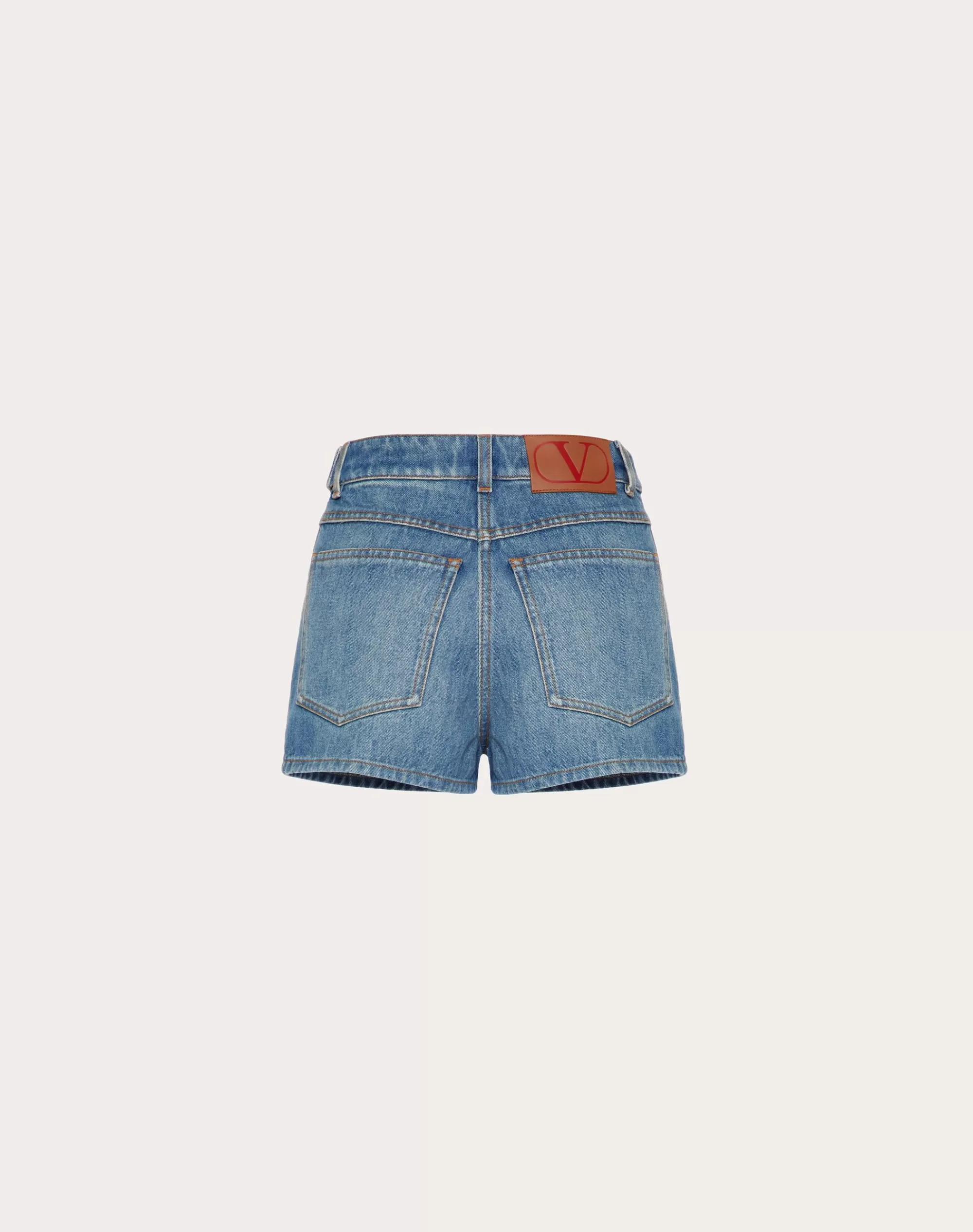 Valentino DEEP DENIM SHORTS Blue Cheap