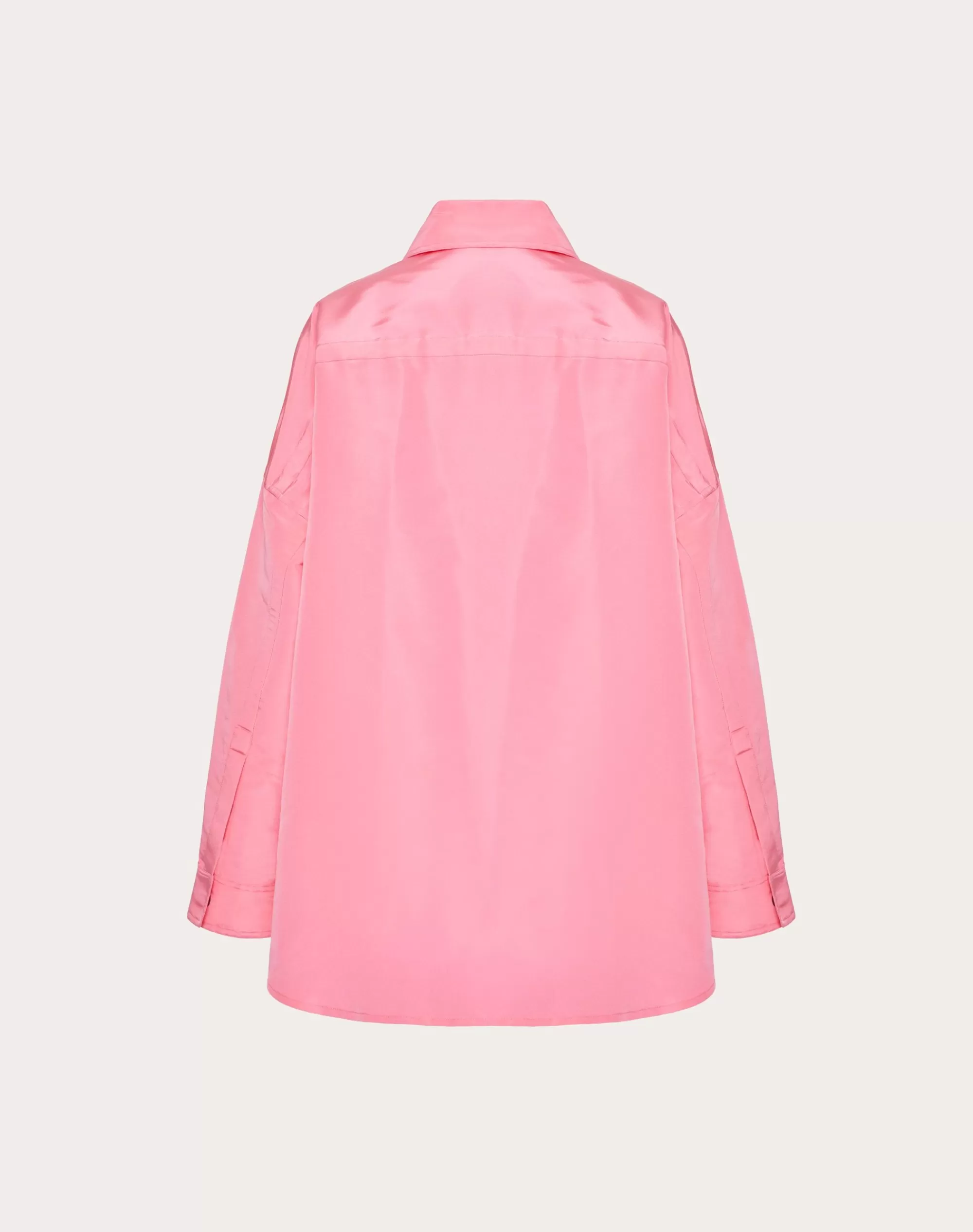 Valentino FAILLE PEA COAT Pink New