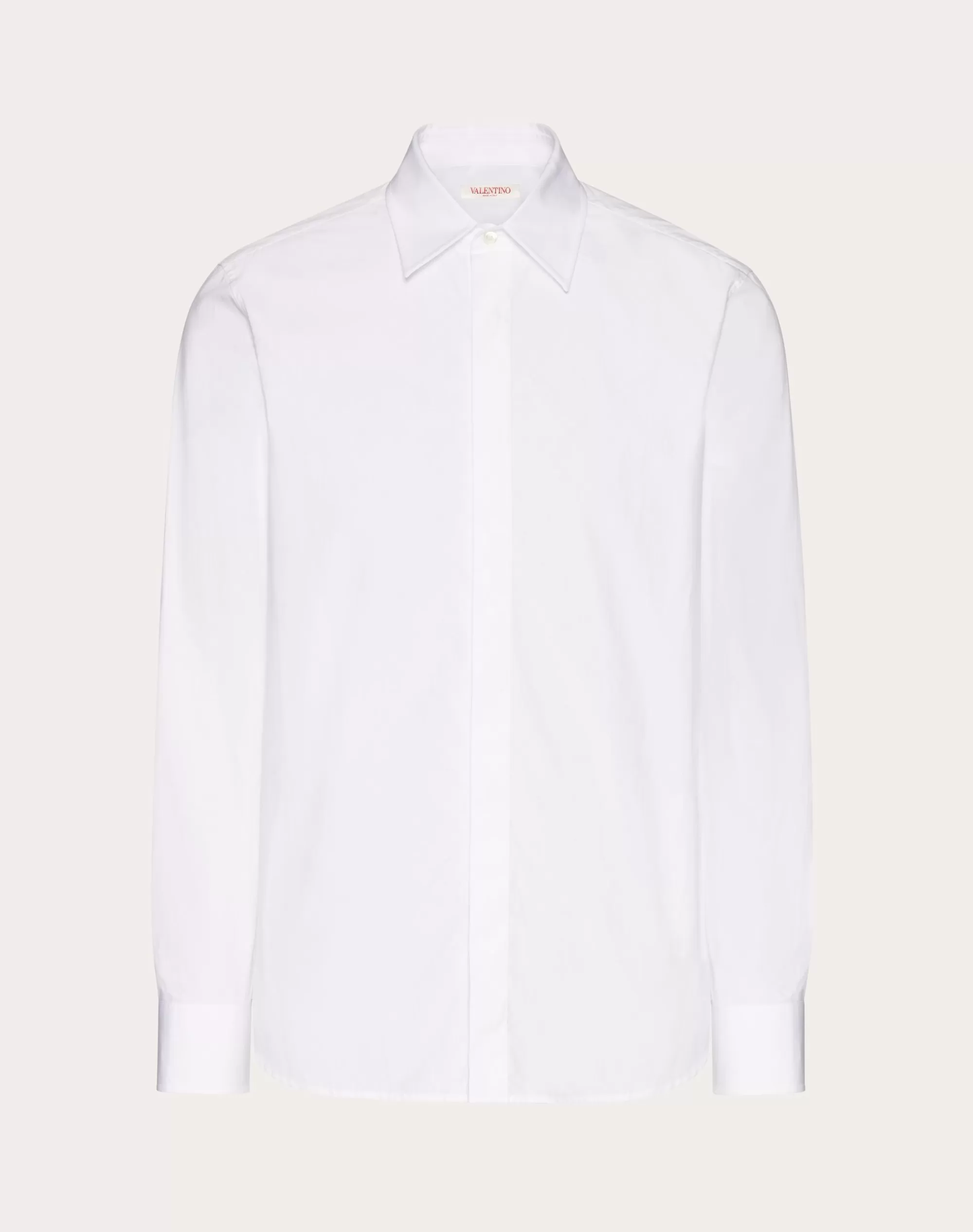 Valentino HEAVY COTTON POPLIN LONG SLEEVE SHIRT Cheap