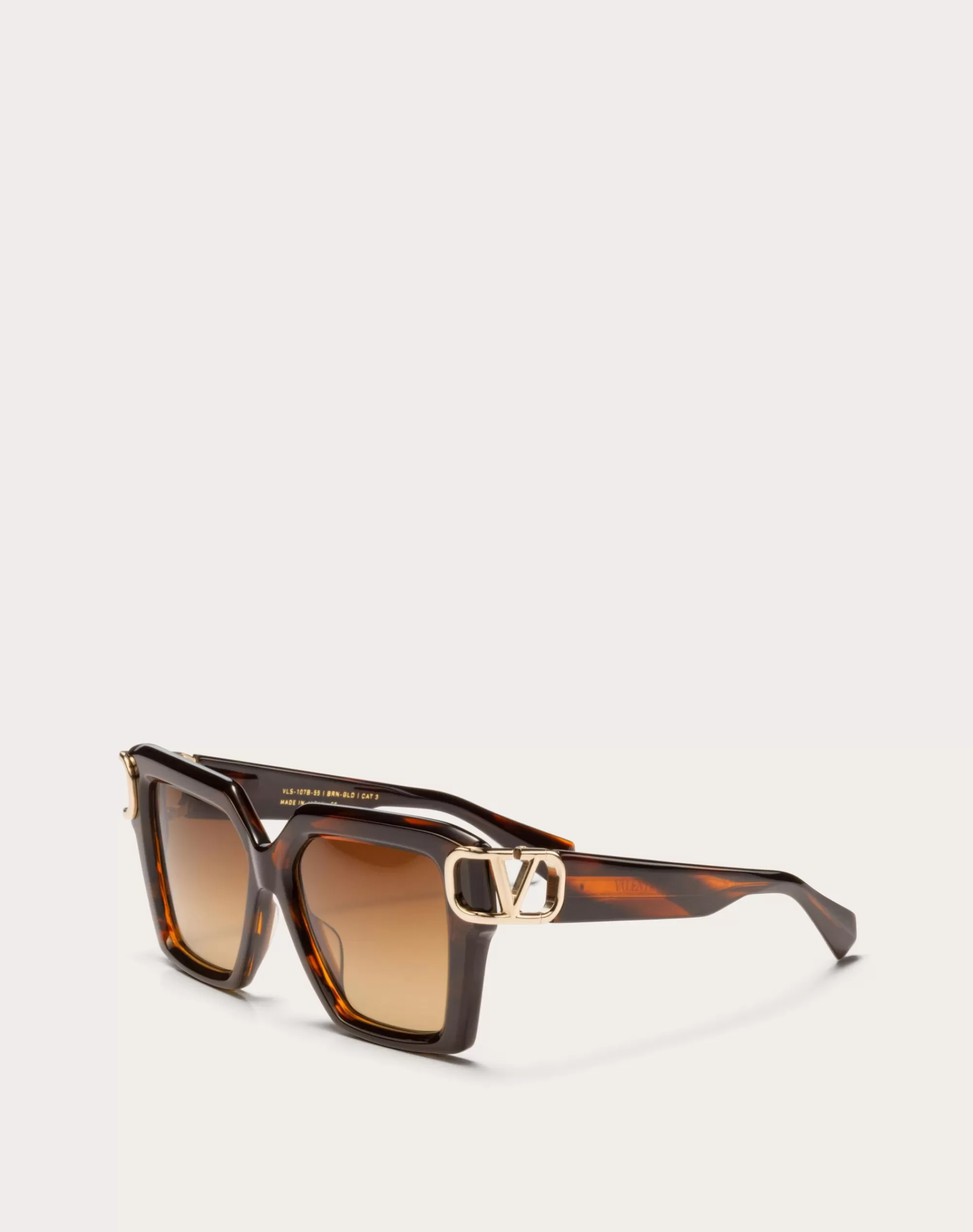 Valentino I - SQUARED ACETATE VLOGO FRAME Brown/gradientBrown Clearance