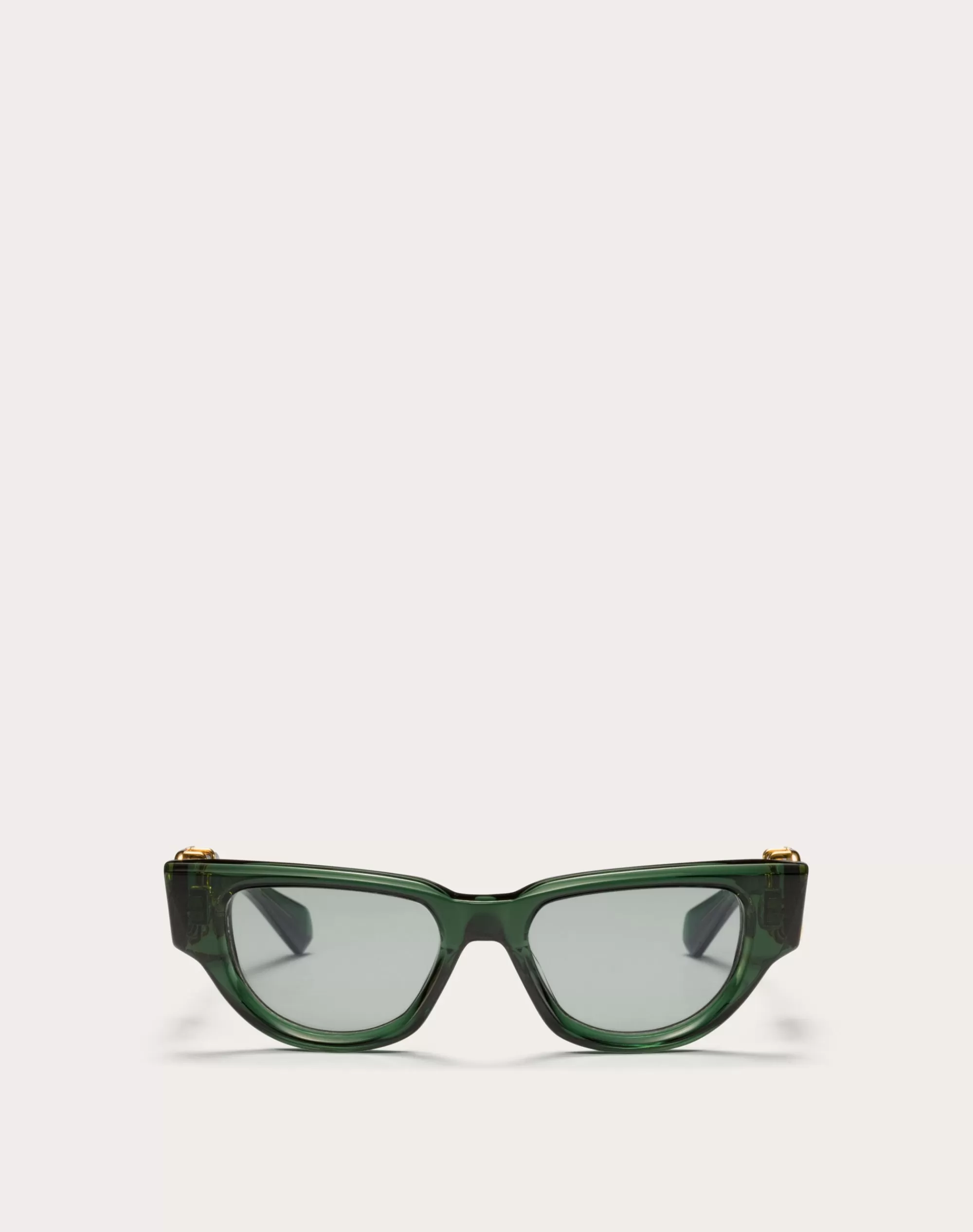 Valentino II - CAT EYE ACETATE VLOGO FRAME Green/grey Store