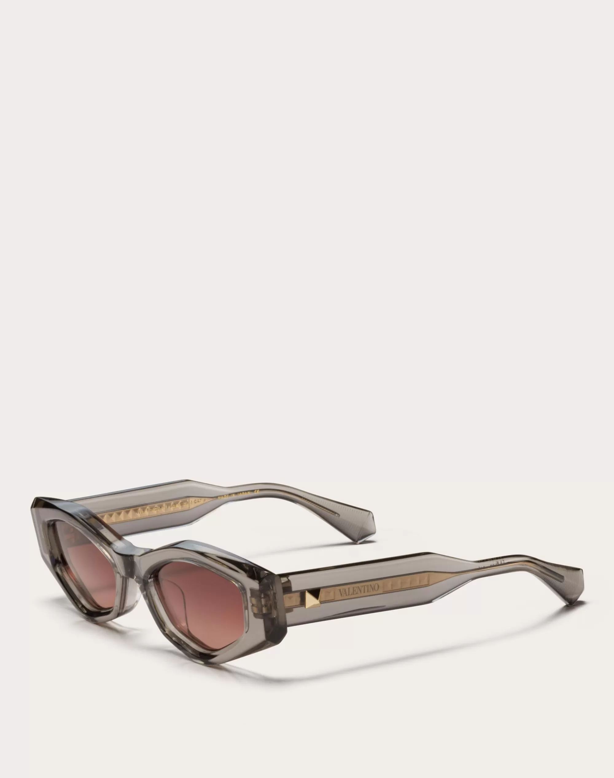 Valentino III - IRREGULAR ACETATE FRAME Grey/gradientPink Cheap