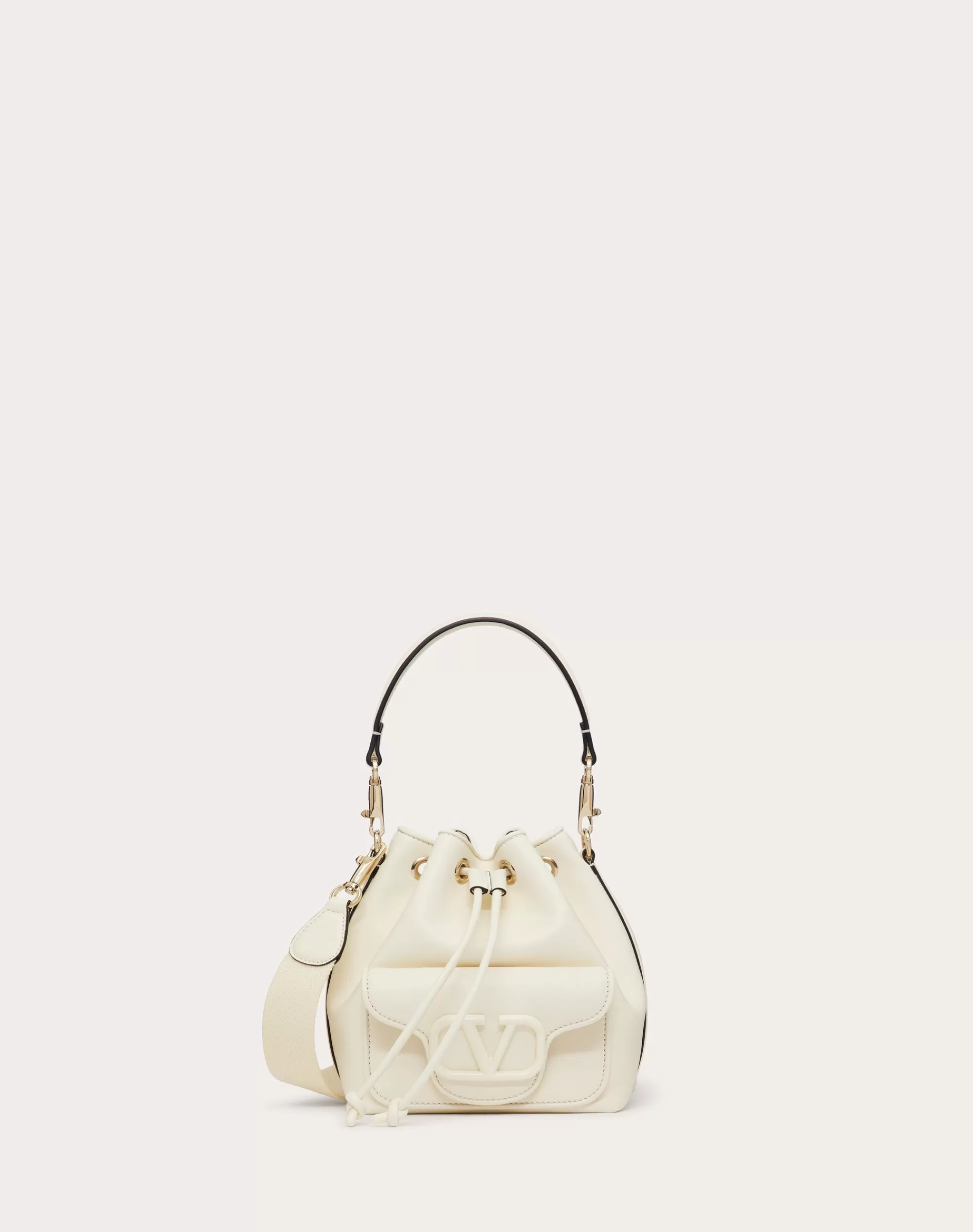 Valentino LOCÒ CALFSKIN BUCKET BAG Fashion