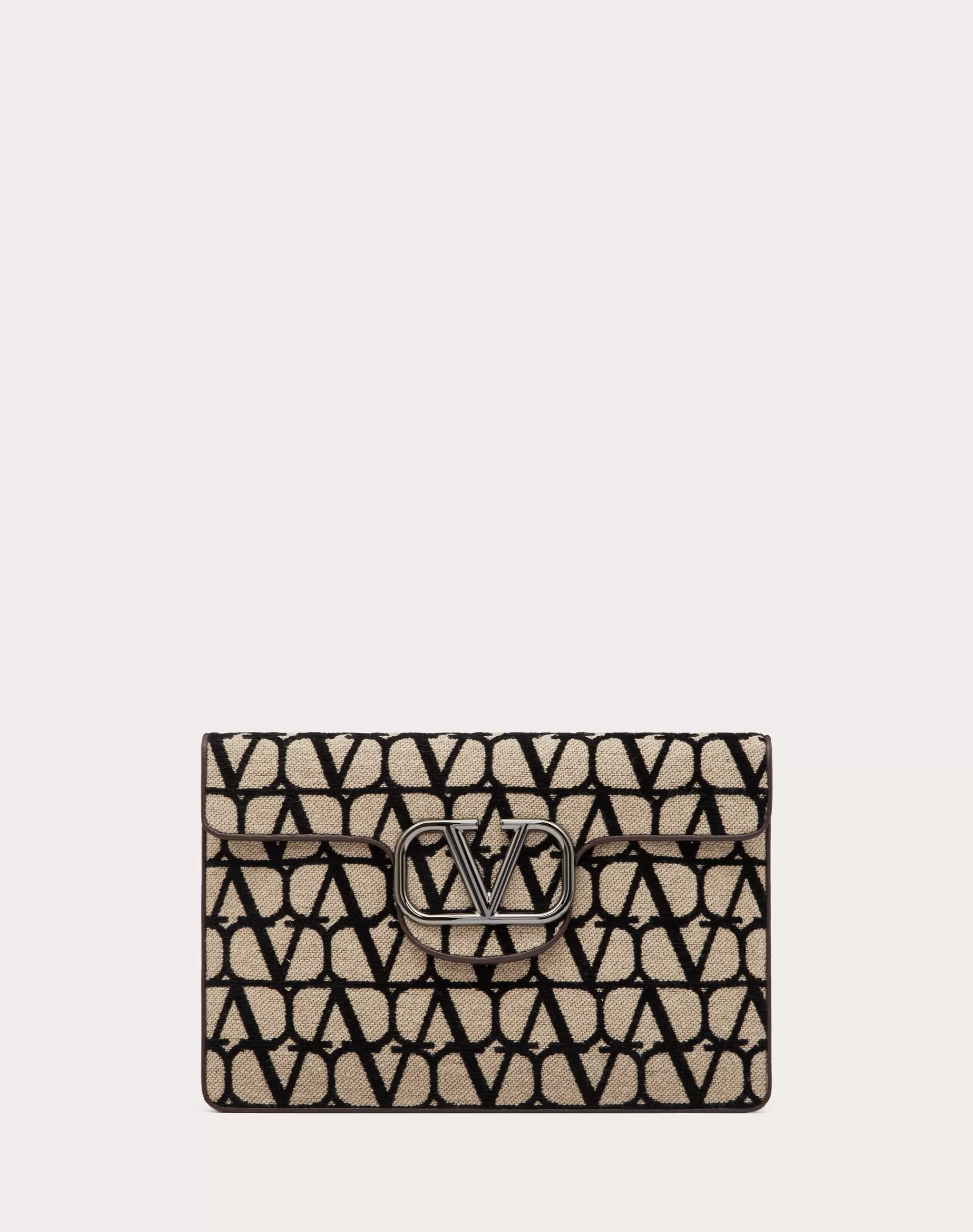 Valentino LOCO' TOILE ICONOGRAPHE POUCH Online