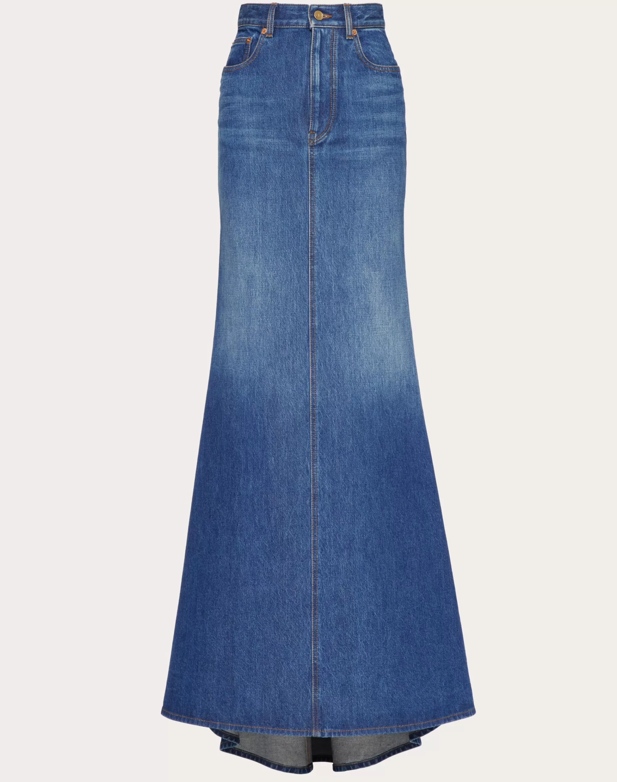 Valentino LONG SKIRT Denim Hot