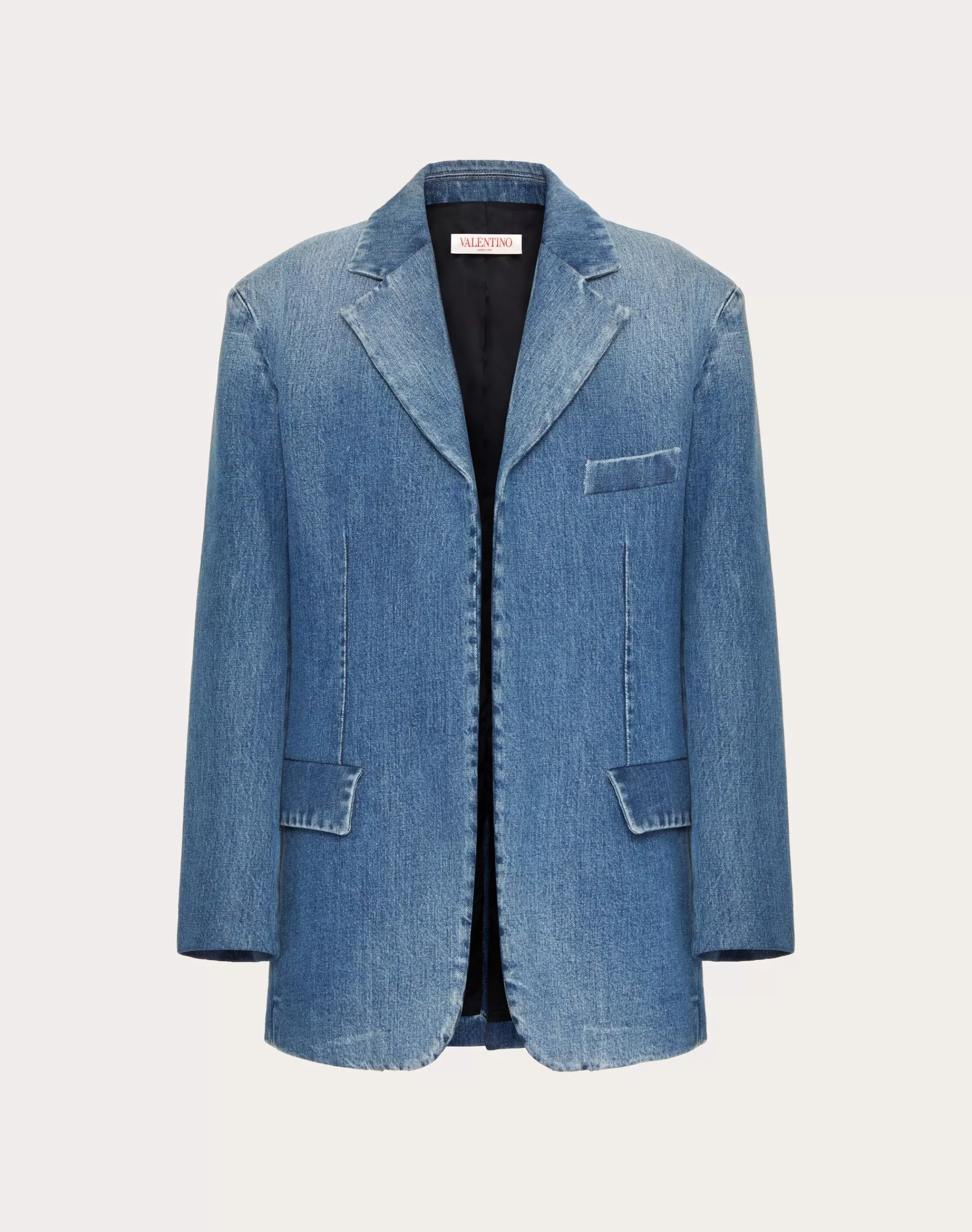 Valentino MEDIUM BLUE JACKET Denim New