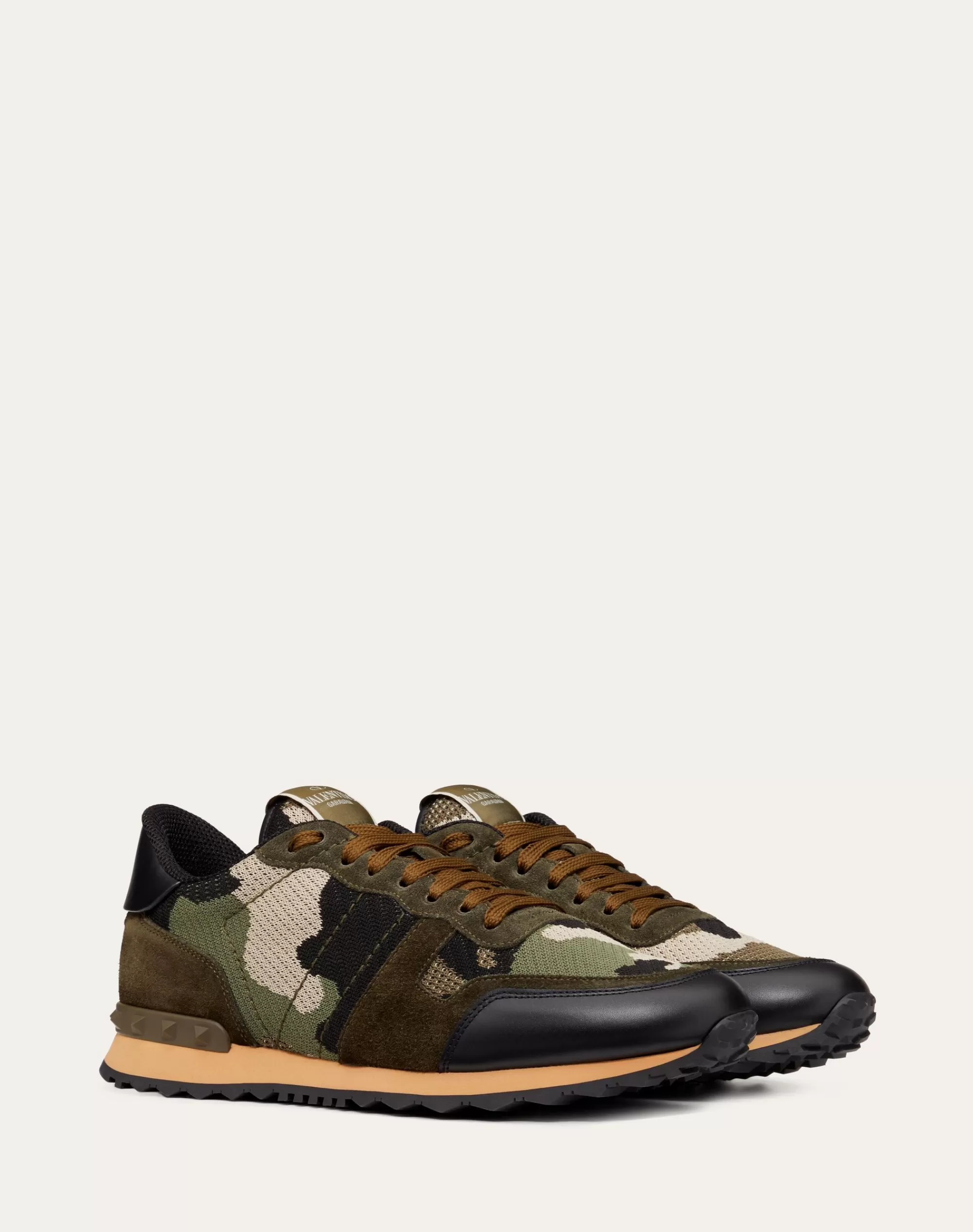 Valentino MESH FABRIC CAMOUFLAGE ROCKRUNNER SNEAKER Discount