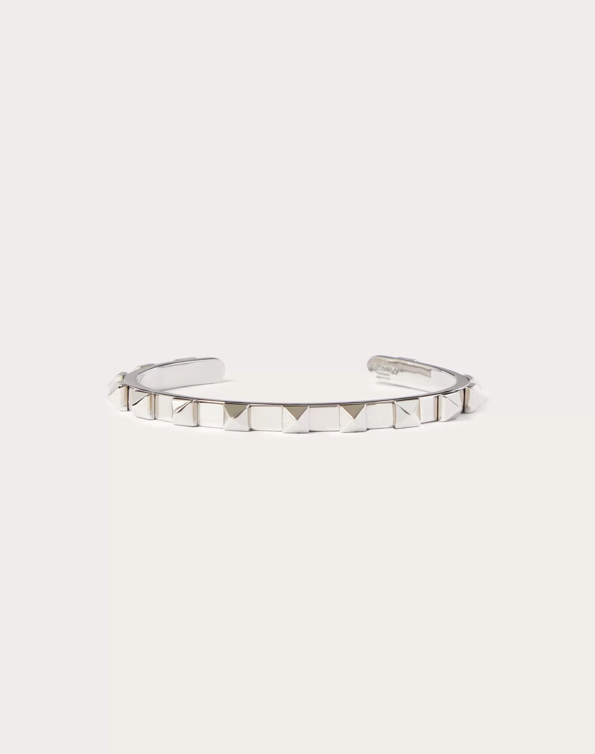 Valentino METAL ROCKSTUD BRACELET Palladium Shop