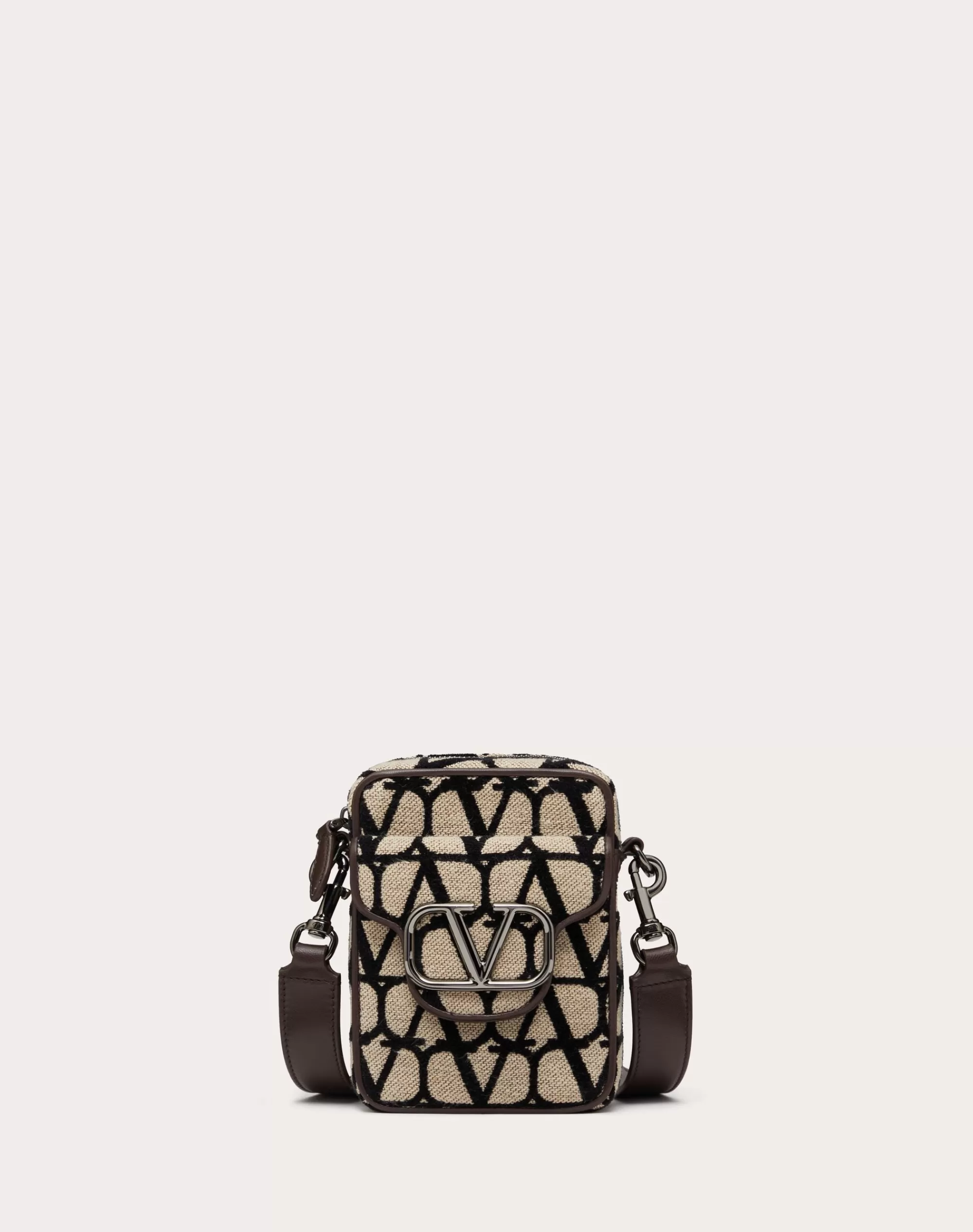 Valentino MINI LOCÒ TOILE ICONOGRAPHE SHOULDER BAG Cheap