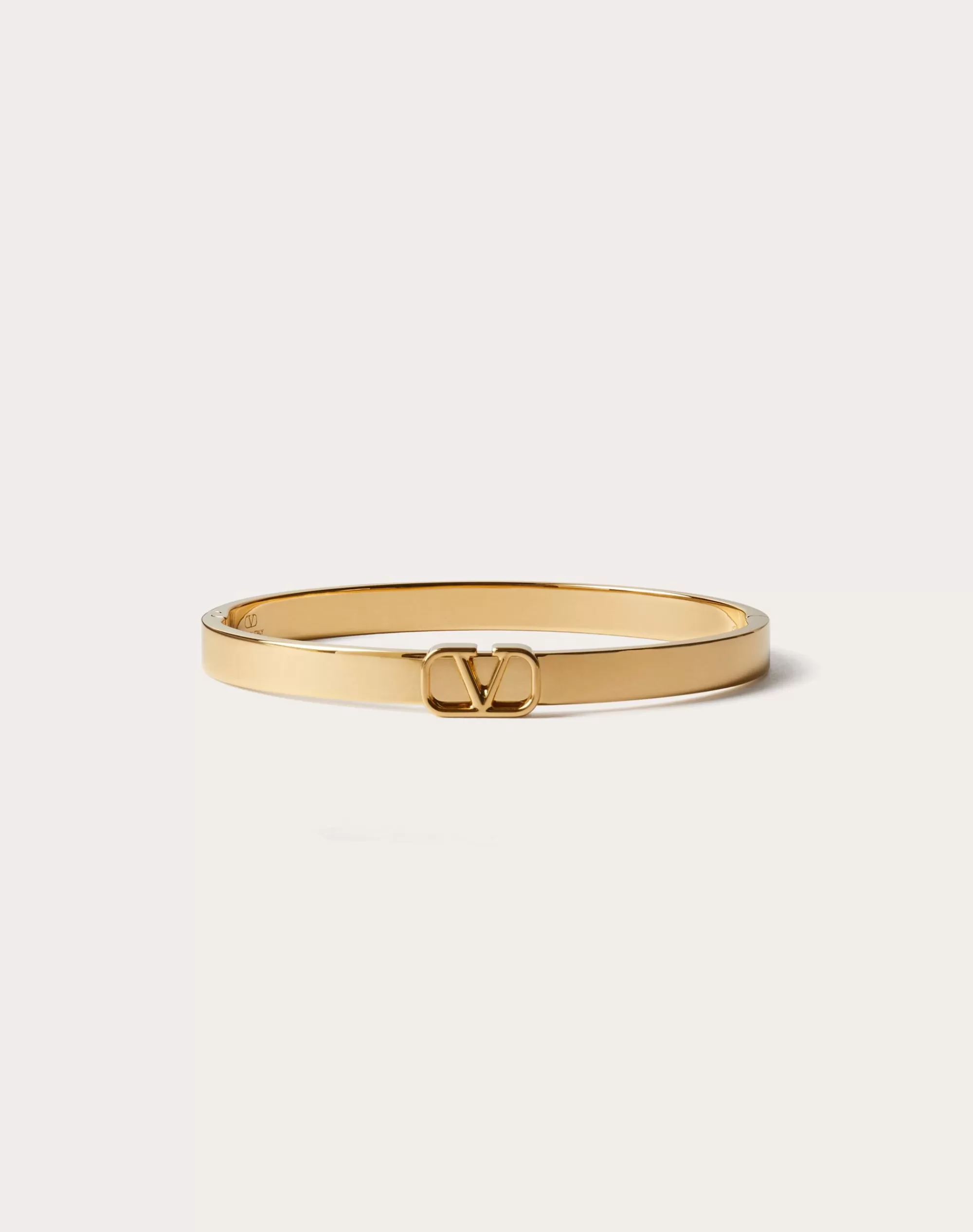 Valentino MINI VLOGO SIGNATURE METAL BANGLE Gold Discount