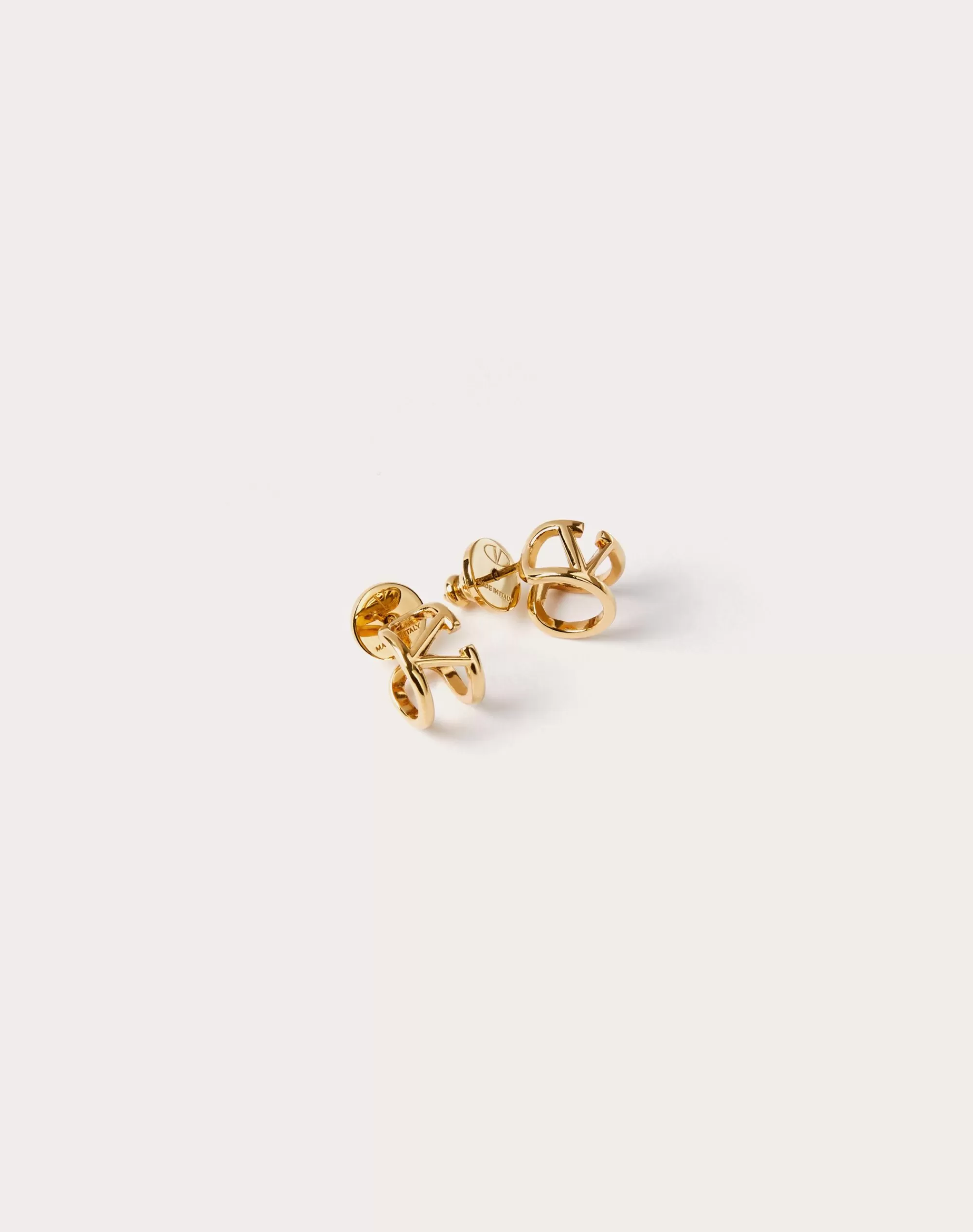 Valentino MINI VLOGO SIGNATURE METAL EARRINGS Gold Online