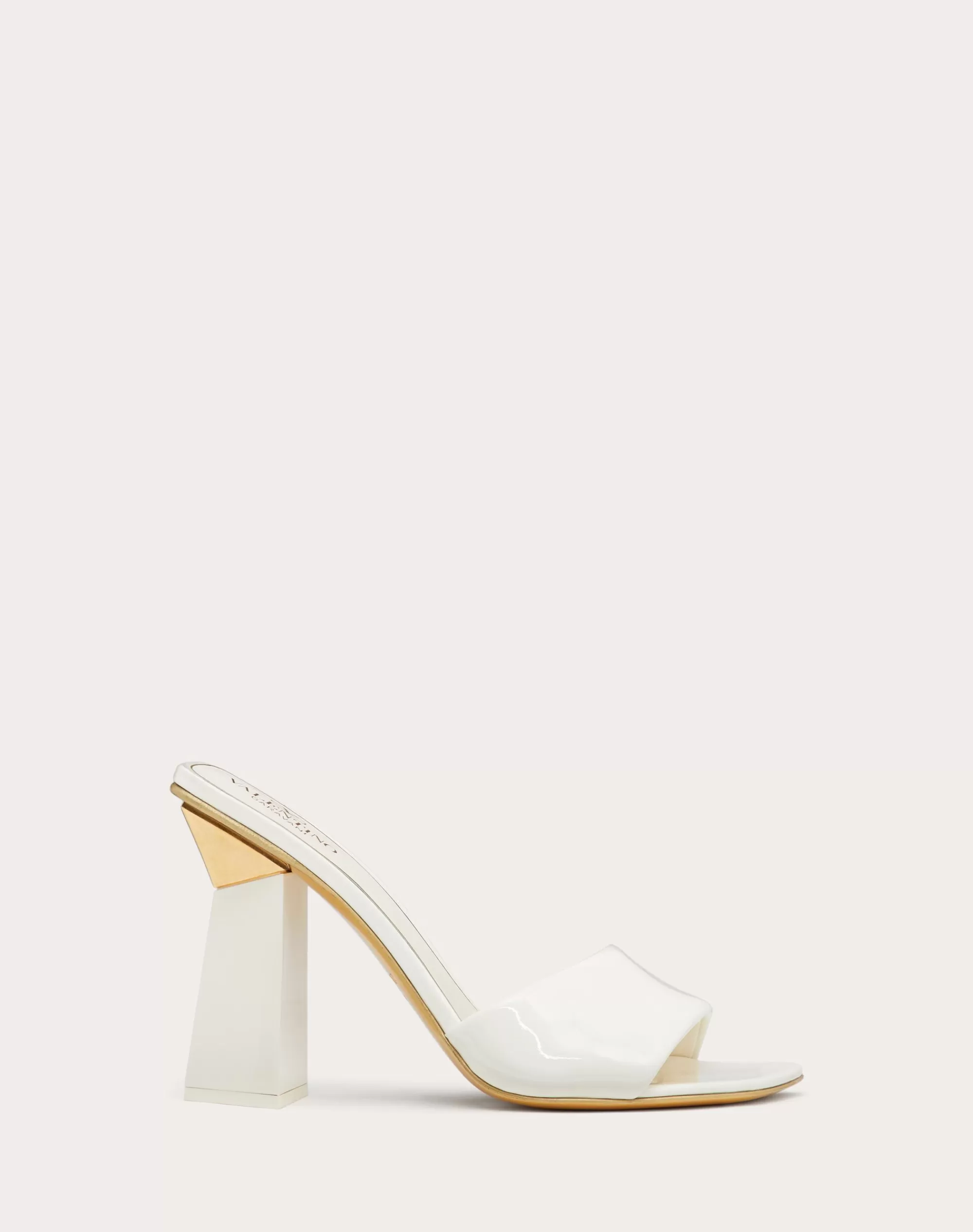 Valentino ONE STUD HYPER SLIDE SANDAL IN PATENT LEATHER 105MM Sale