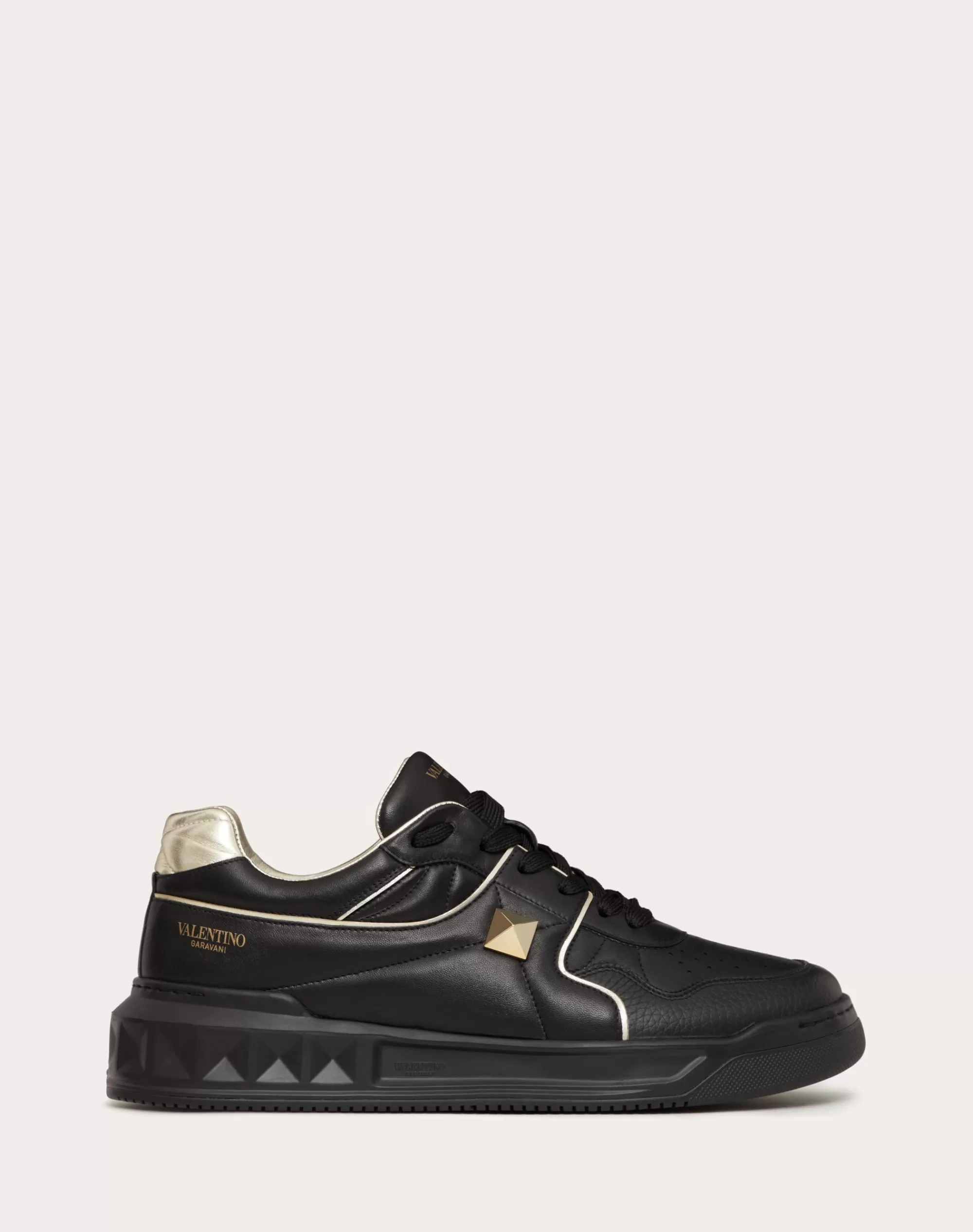 Valentino ONE STUD LOW-TOP SNEAKER IN NAPPA LEATHER Fashion