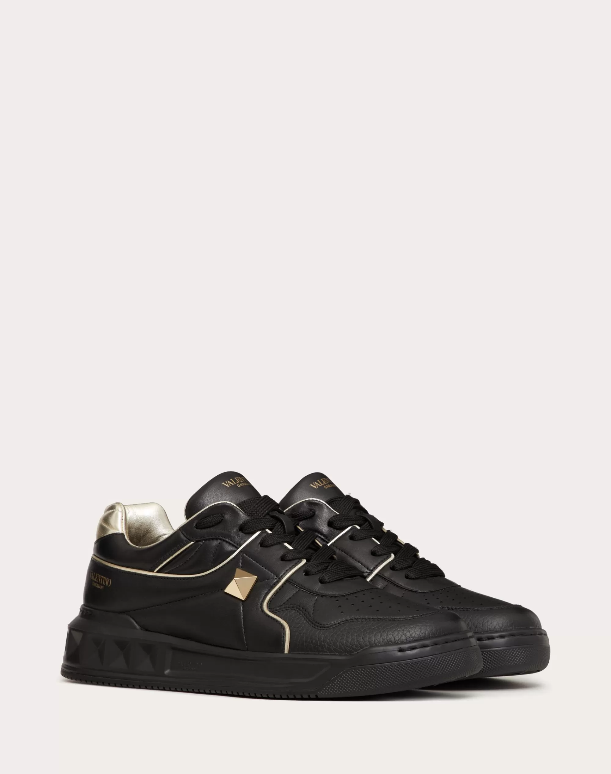 Valentino ONE STUD LOW-TOP SNEAKER IN NAPPA LEATHER Fashion