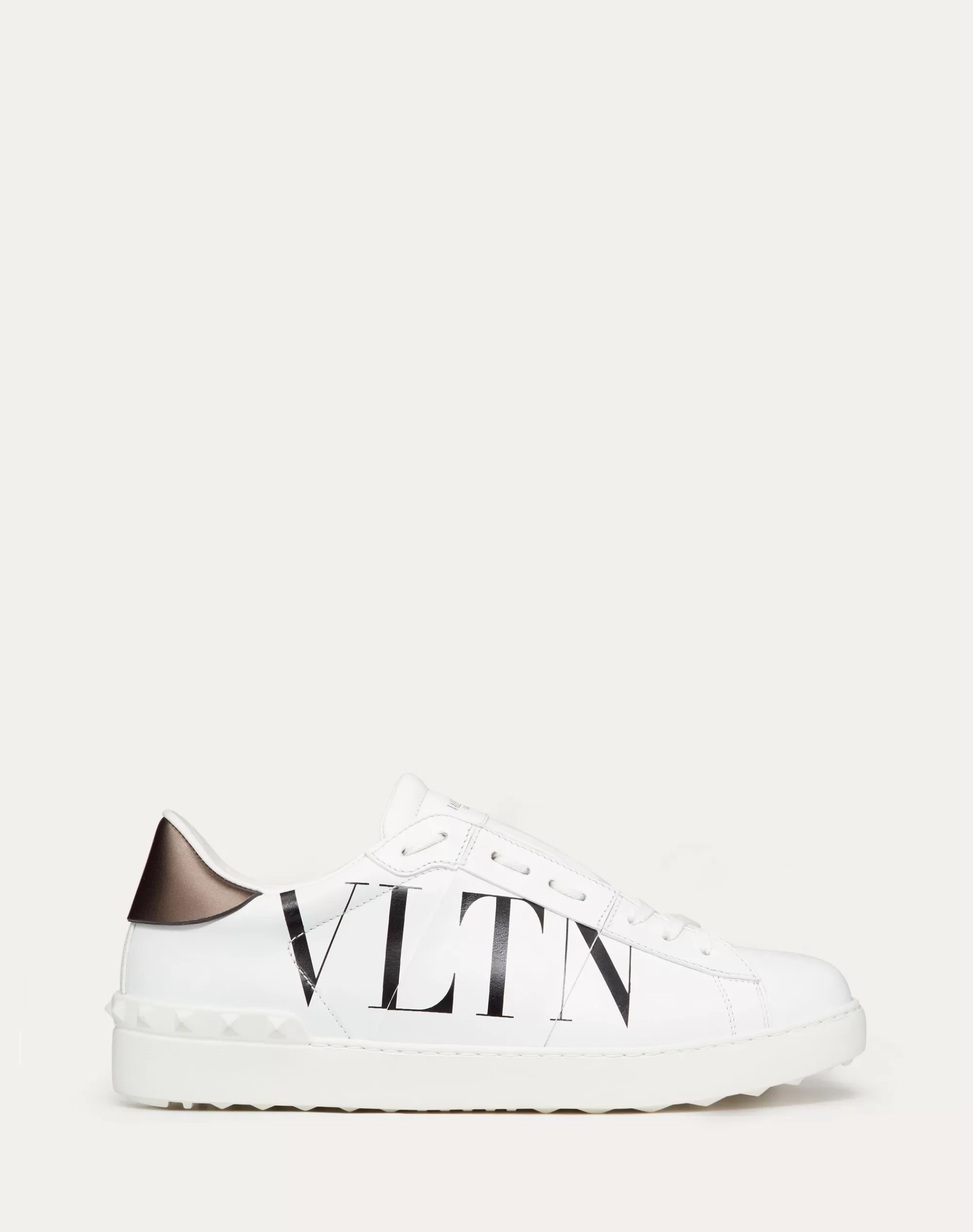 Valentino OPEN SNEAKER WITH VLTN LOGO White/Black Sale