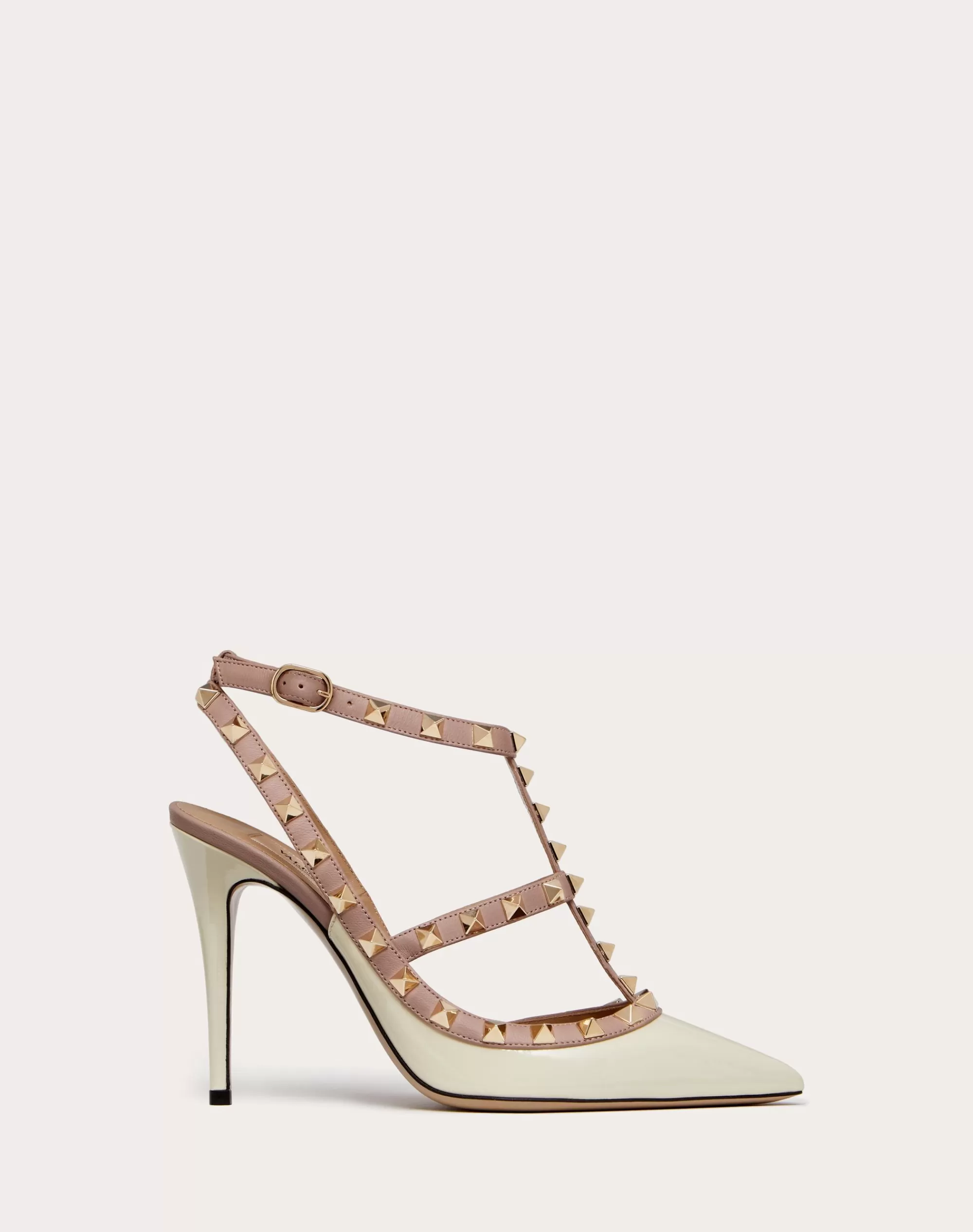 Valentino PATENT ROCKSTUD CAGED PUMP 100MM Cheap