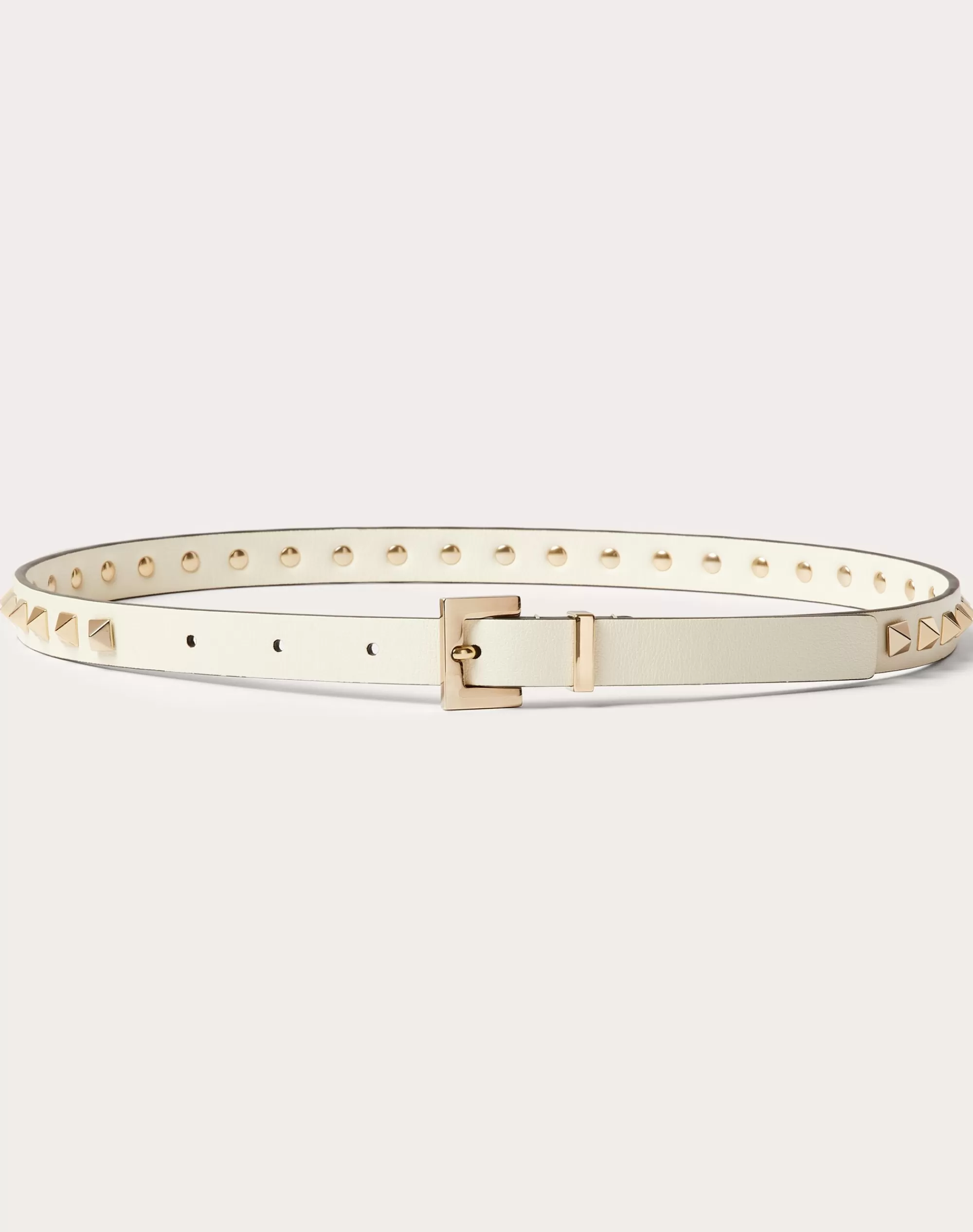 Valentino ROCKSTUD BELT IN SHINY CALFSKIN 15 MM Outlet