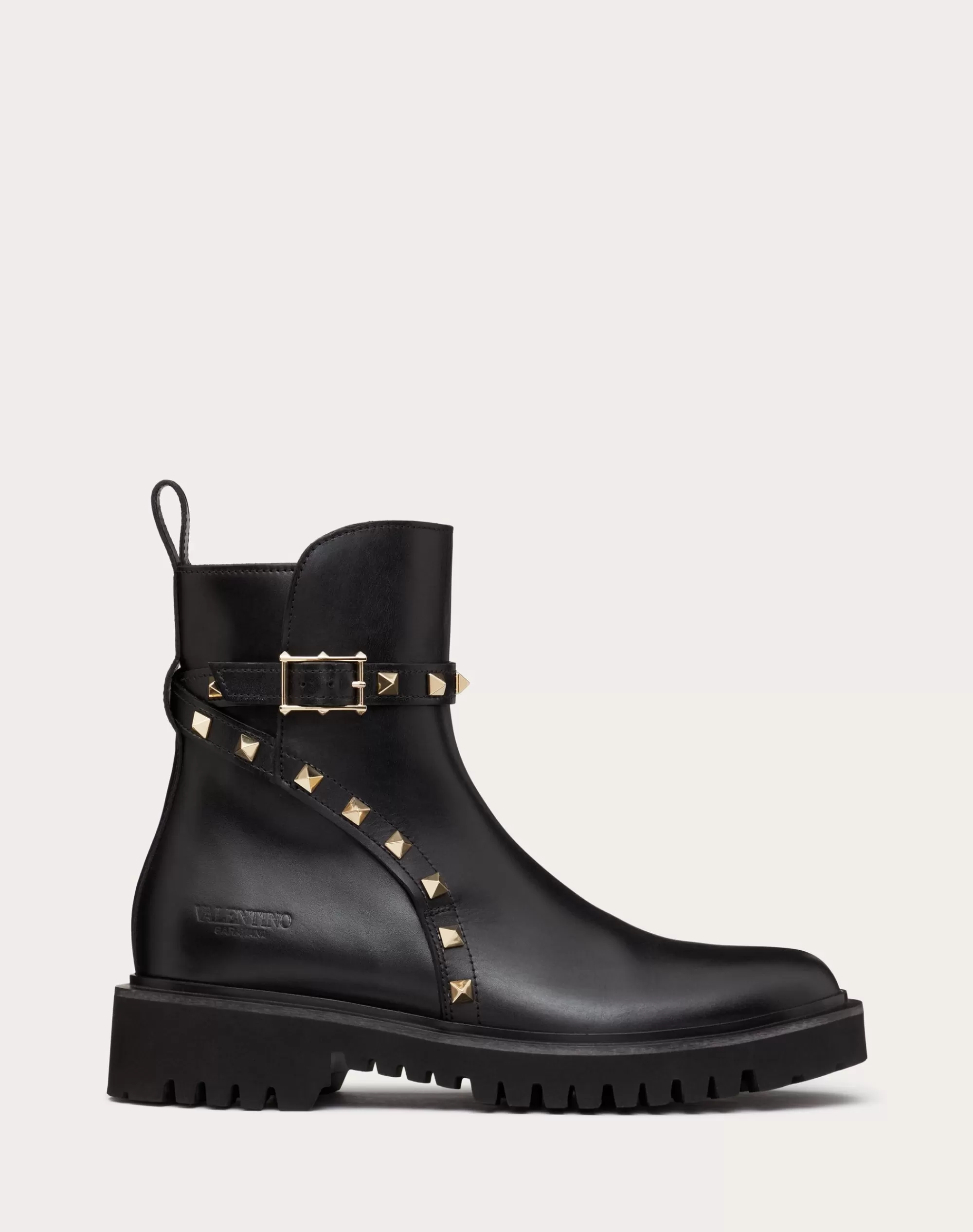 Valentino ROCKSTUD CALFSKIN ANKLE BOOT 40 MM Black Discount