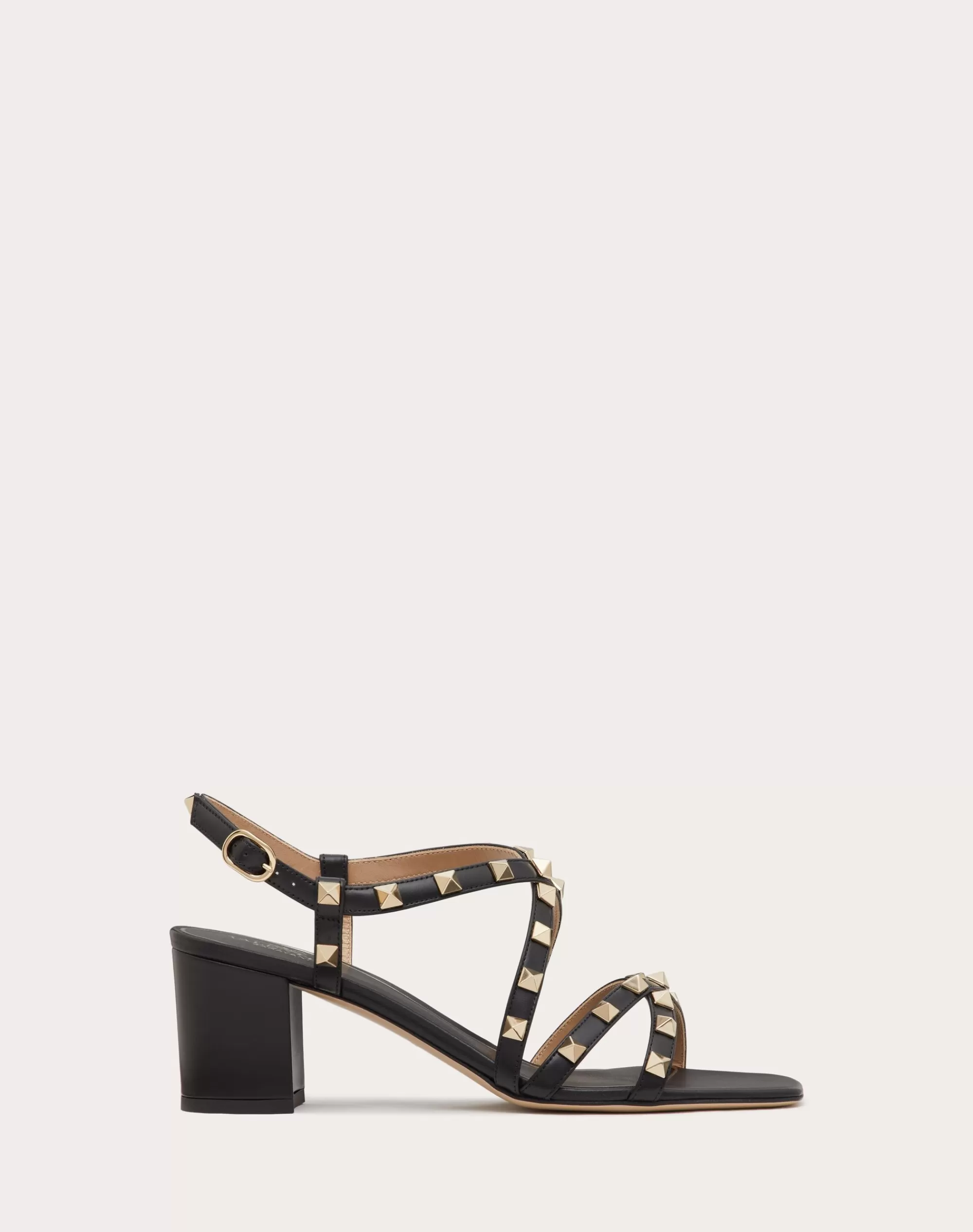 Valentino ROCKSTUD CALFSKIN SANDAL WITH STRAPS 60MM Cheap