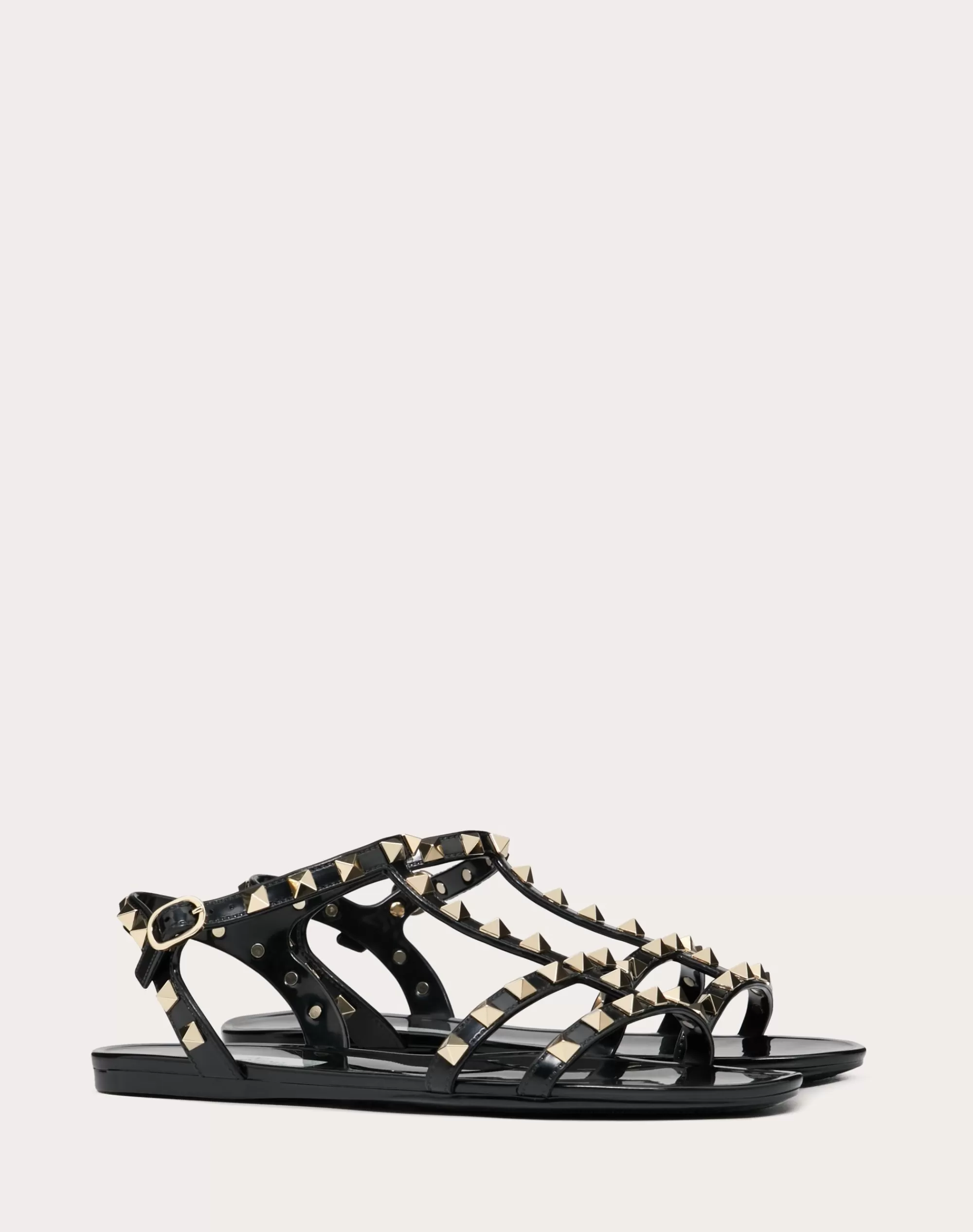 Valentino ROCKSTUD FLAT RUBBER SANDAL Sale