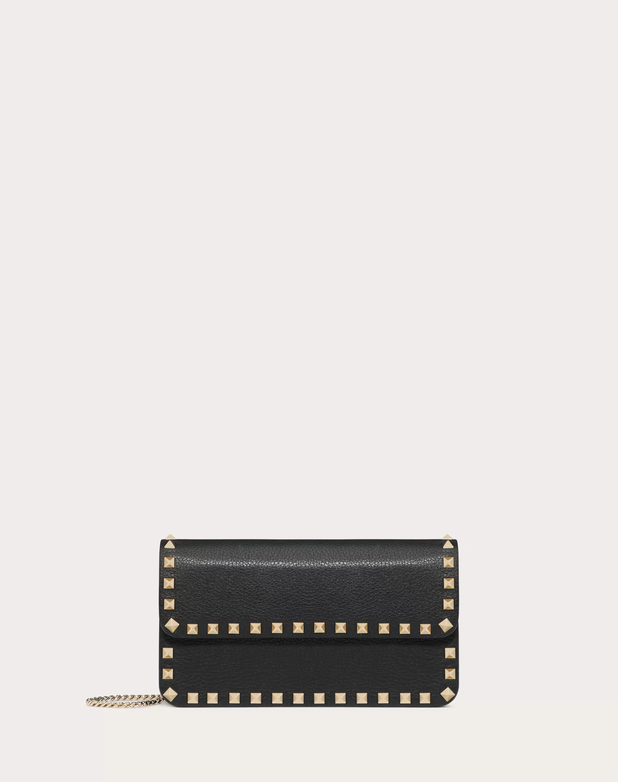 Valentino ROCKSTUD GRAINY CALFSKIN CHAIN POUCH Online