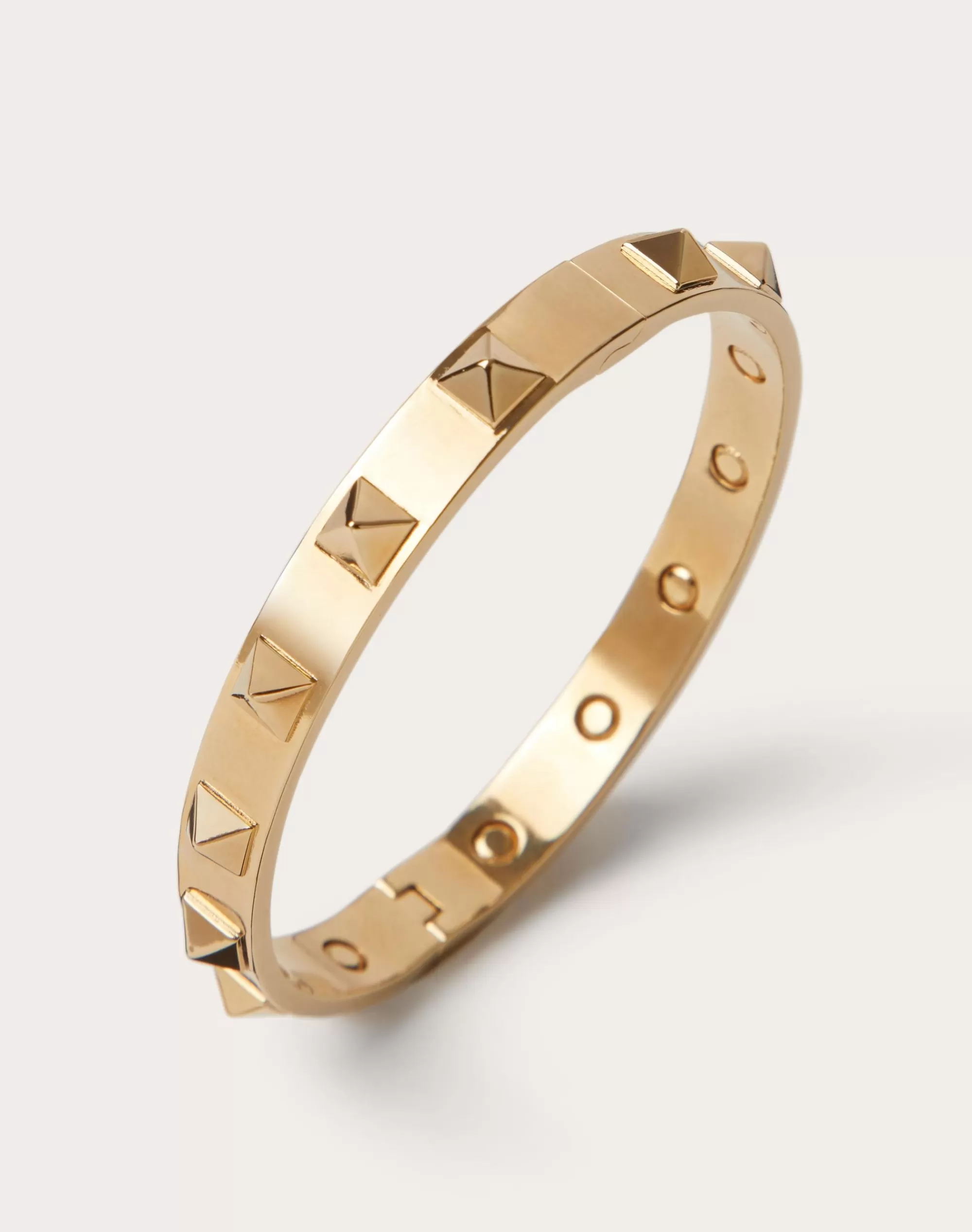 Valentino ROCKSTUD METAL BANGLE Gold Flash Sale