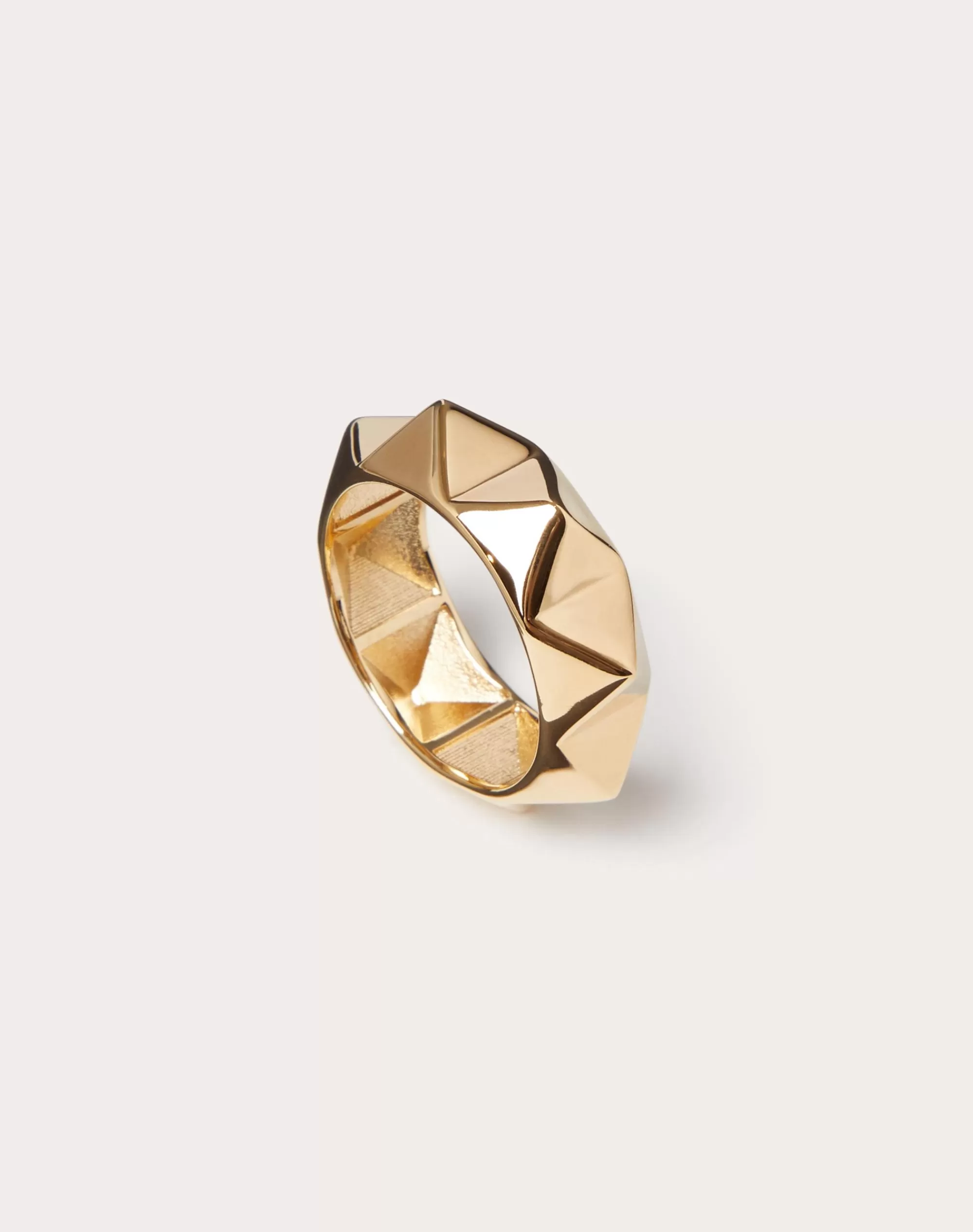 Valentino ROCKSTUD METAL RING Gold Sale