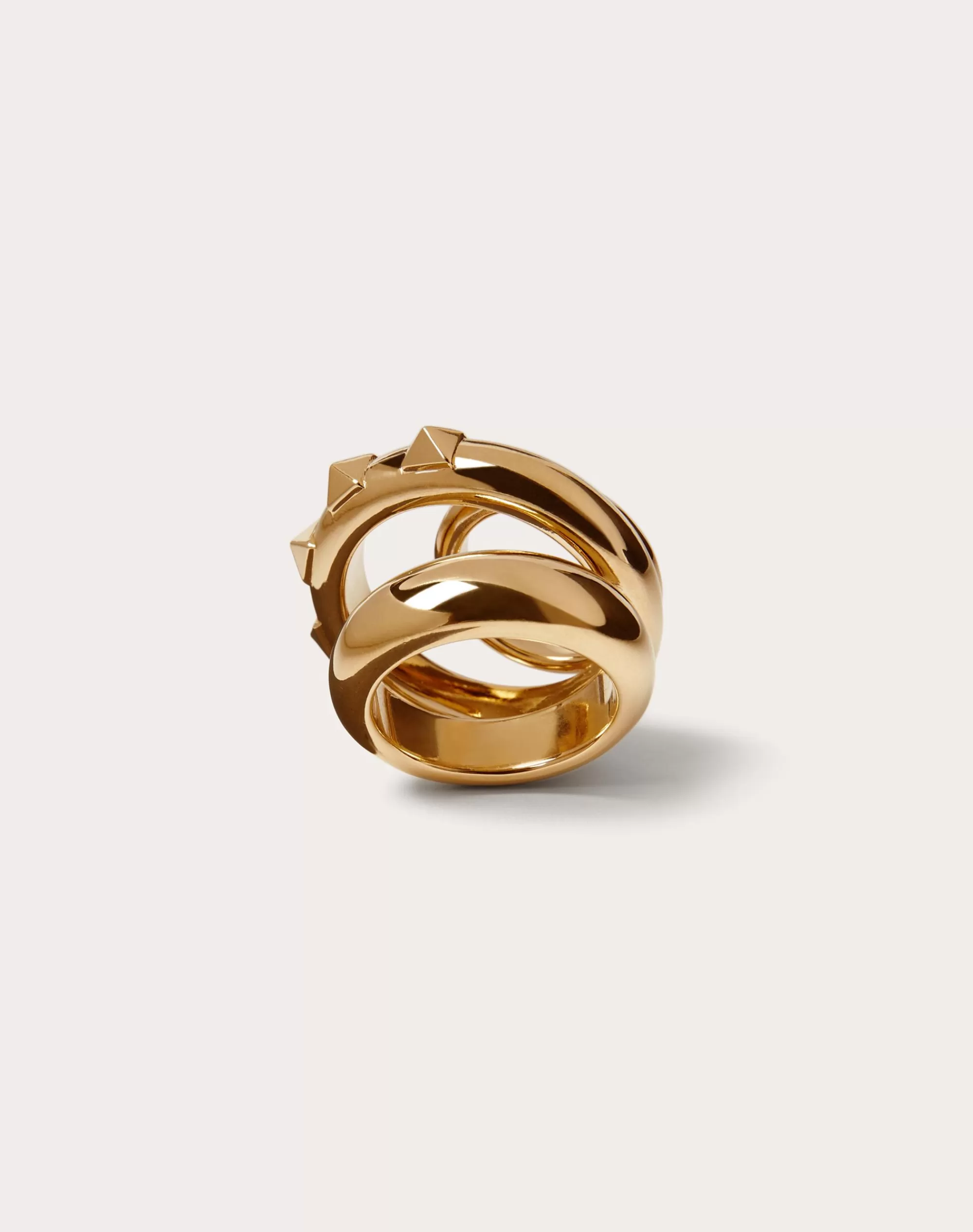 Valentino ROCKSTUD METAL RING Gold New