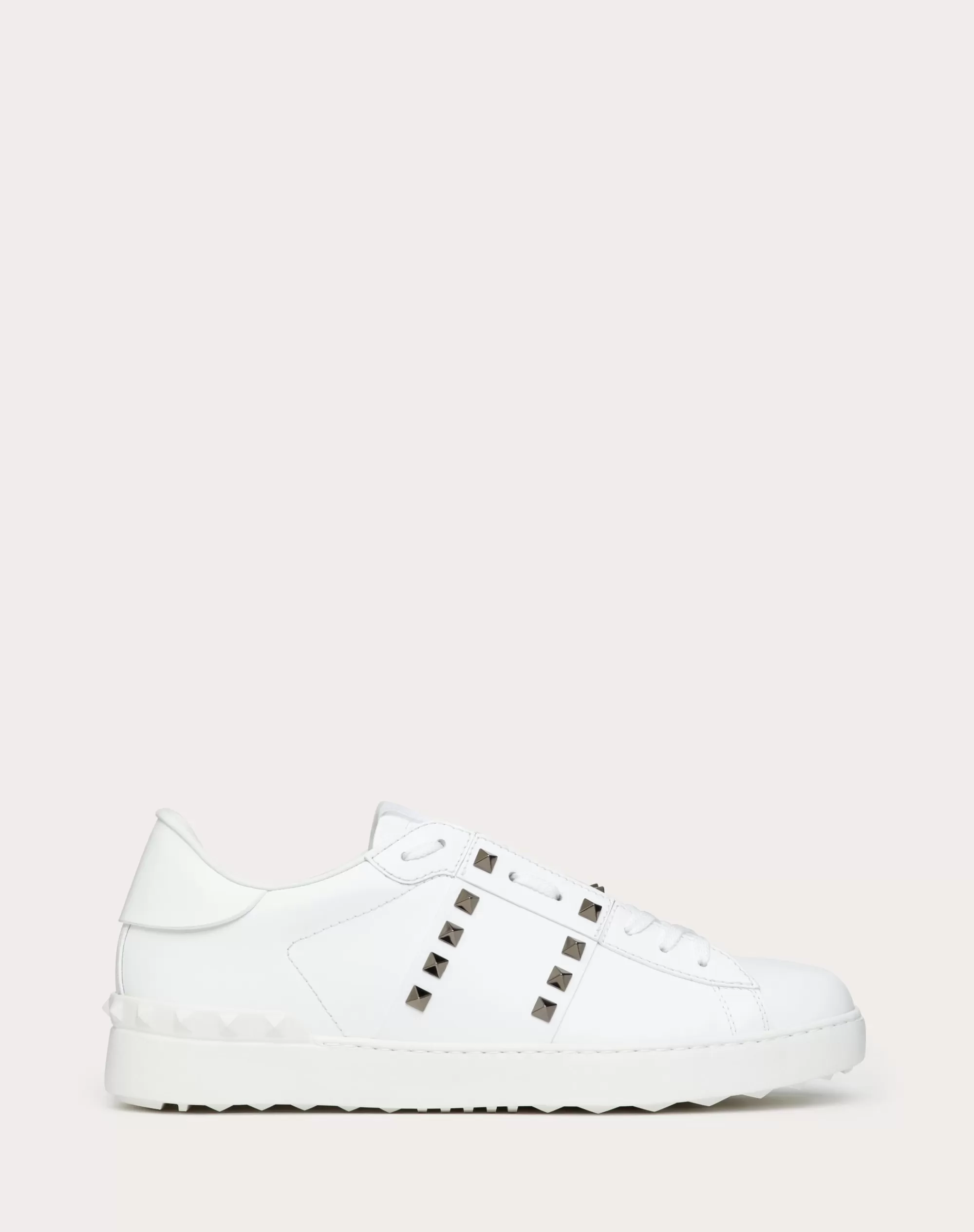 Valentino ROCKSTUD UNTITLED SNEAKER IN CALFSKIN LEATHER Cheap