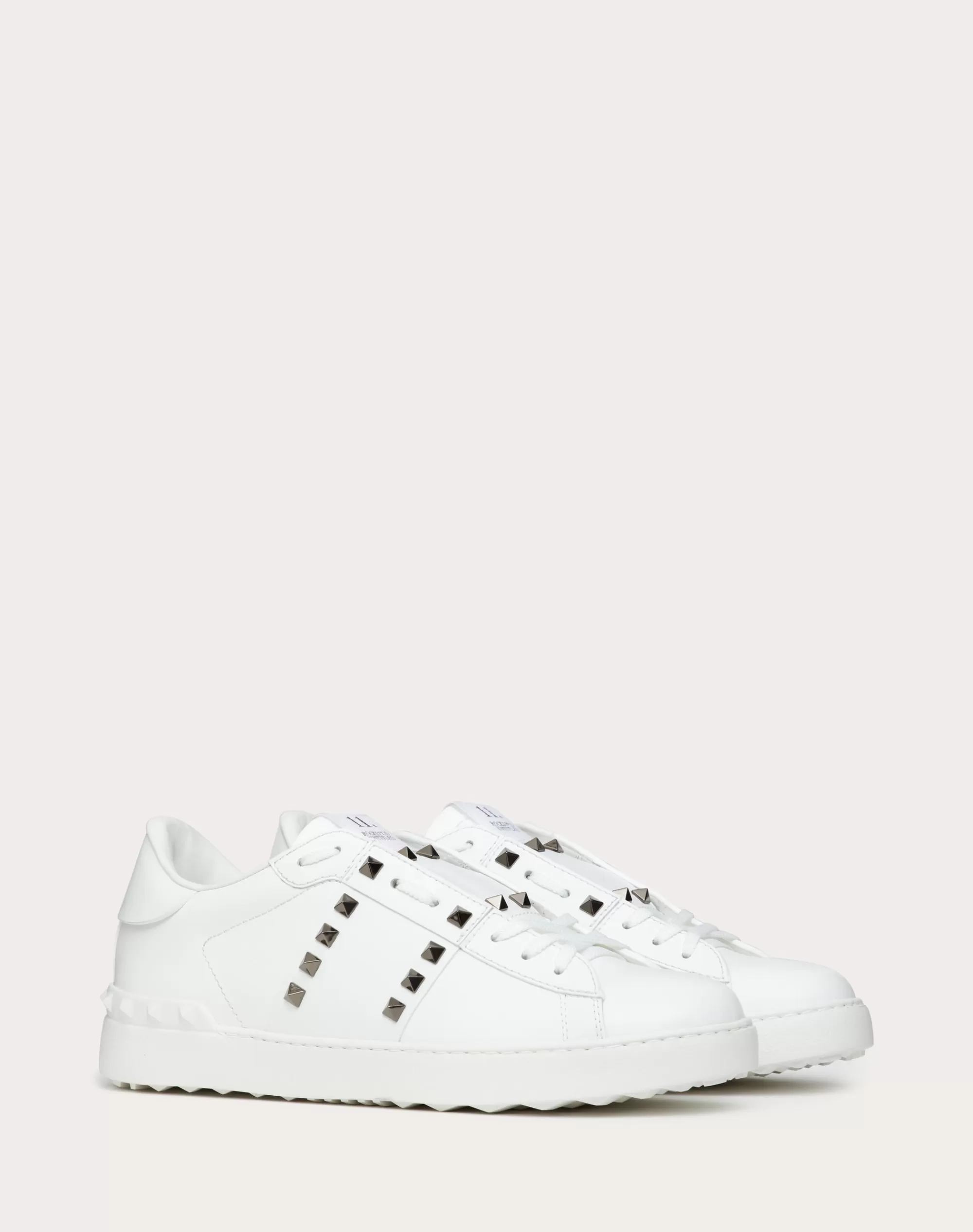 Valentino ROCKSTUD UNTITLED SNEAKER IN CALFSKIN LEATHER Cheap