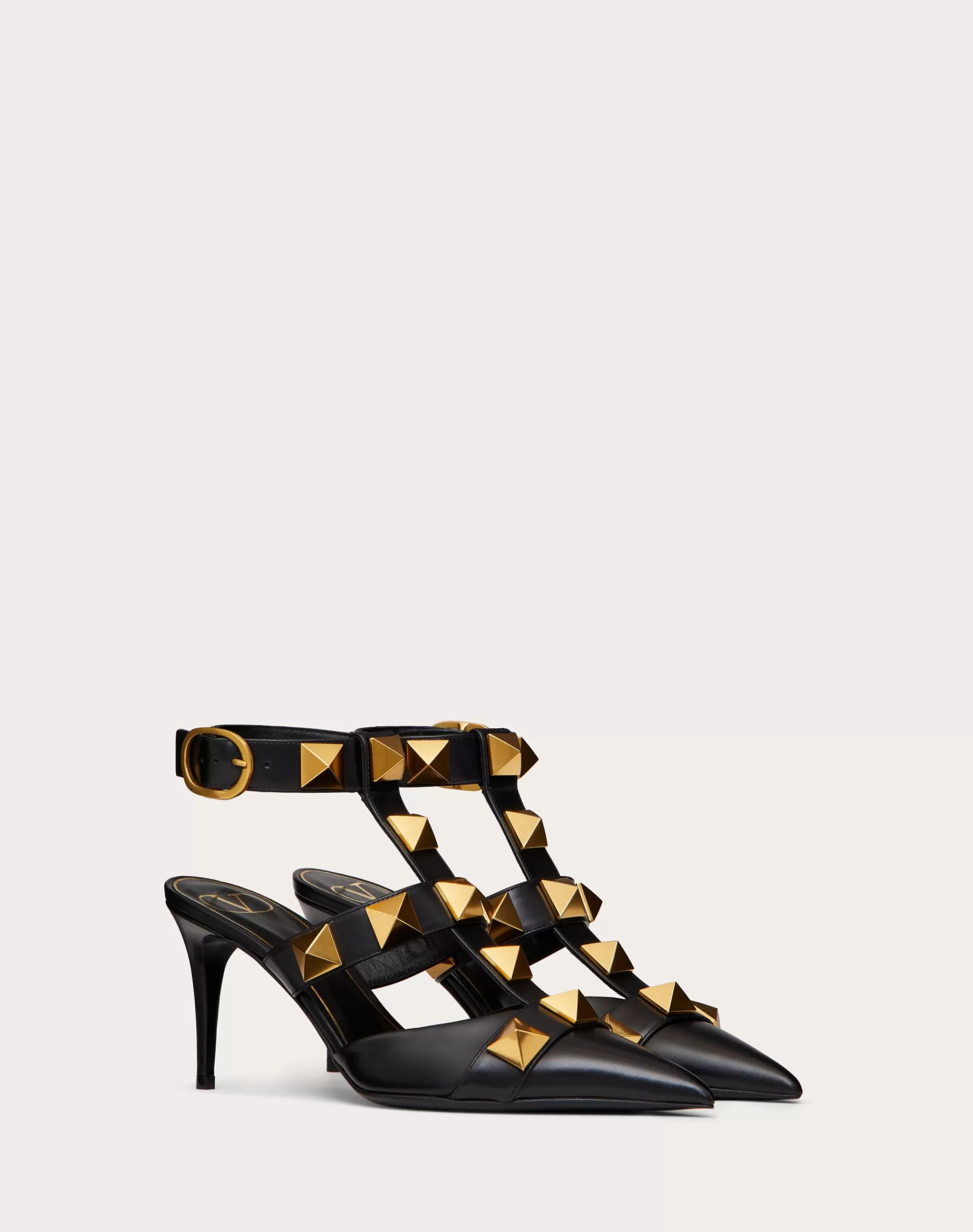 Valentino ROMAN STUD CALFSKIN PUMP 80 MM Online