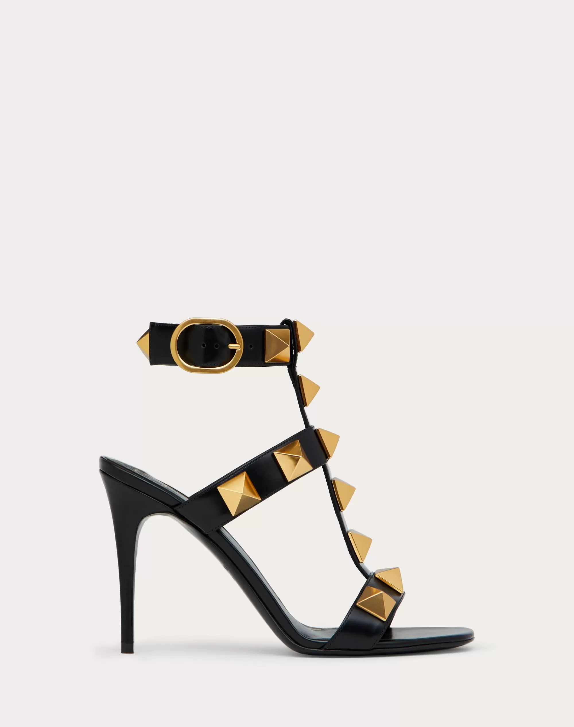 Valentino ROMAN STUD CALFSKIN SANDAL 100 MM Shop