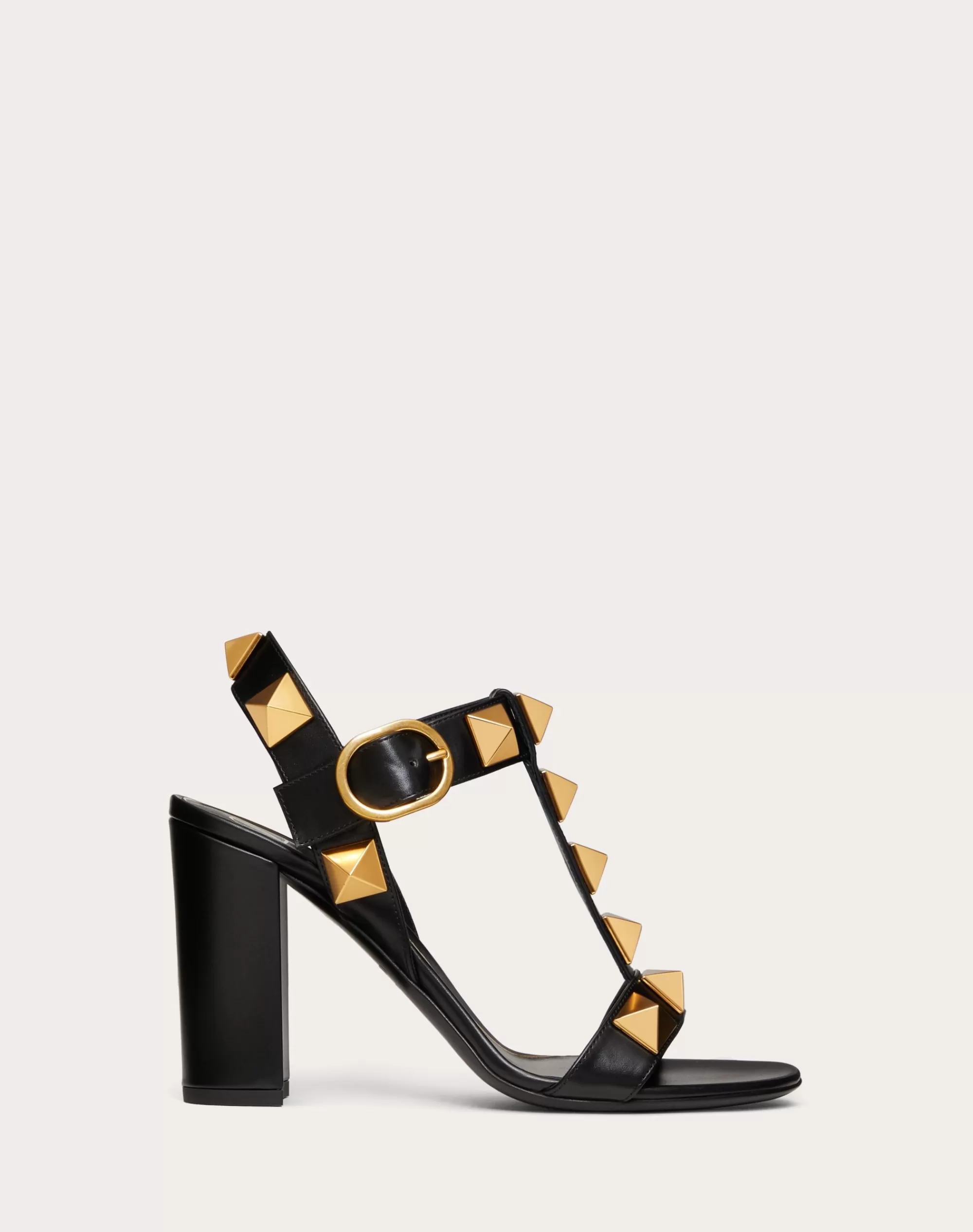 Valentino ROMAN STUD CALFSKIN SANDAL 90 MM Cheap